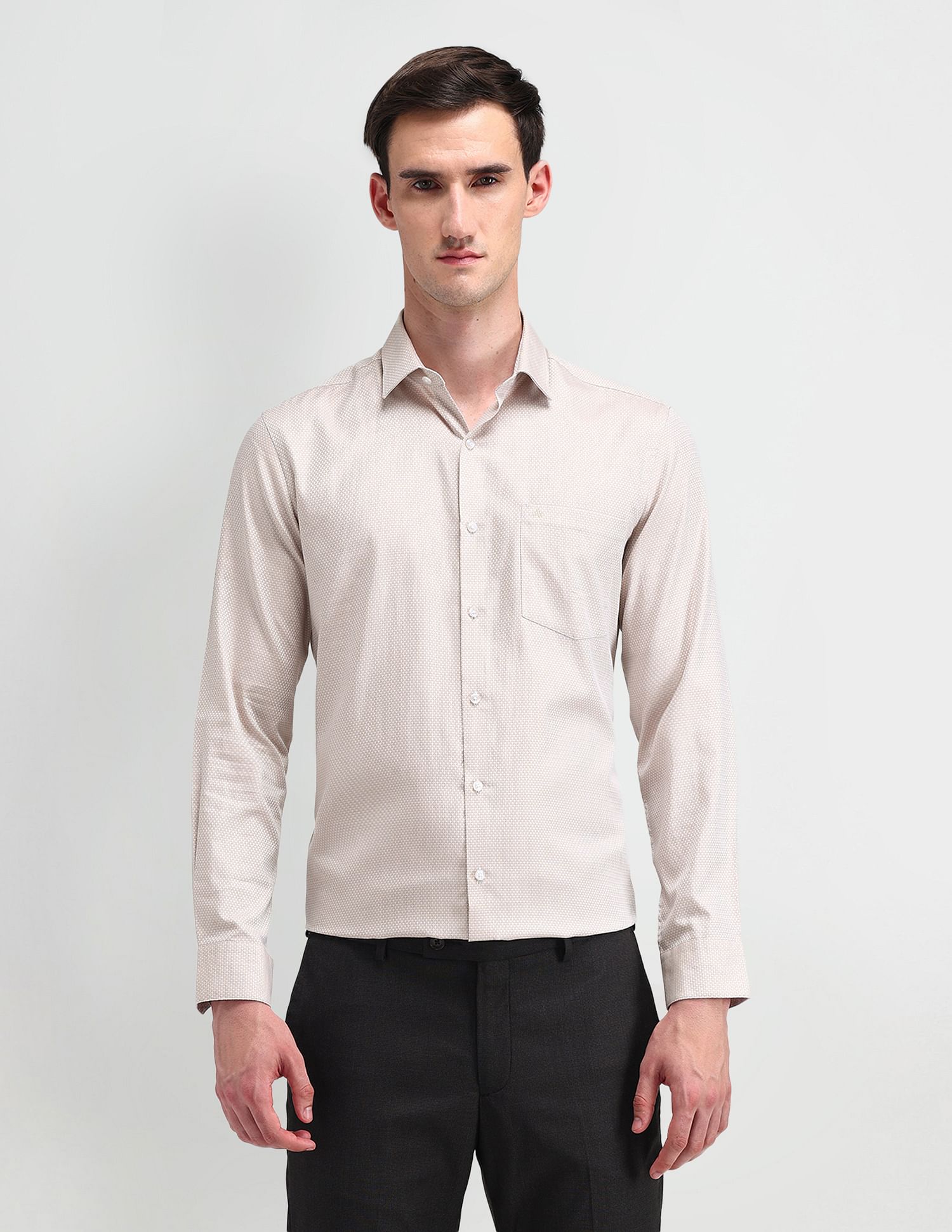Arrow Liberty Classic Fit Textured Shirt