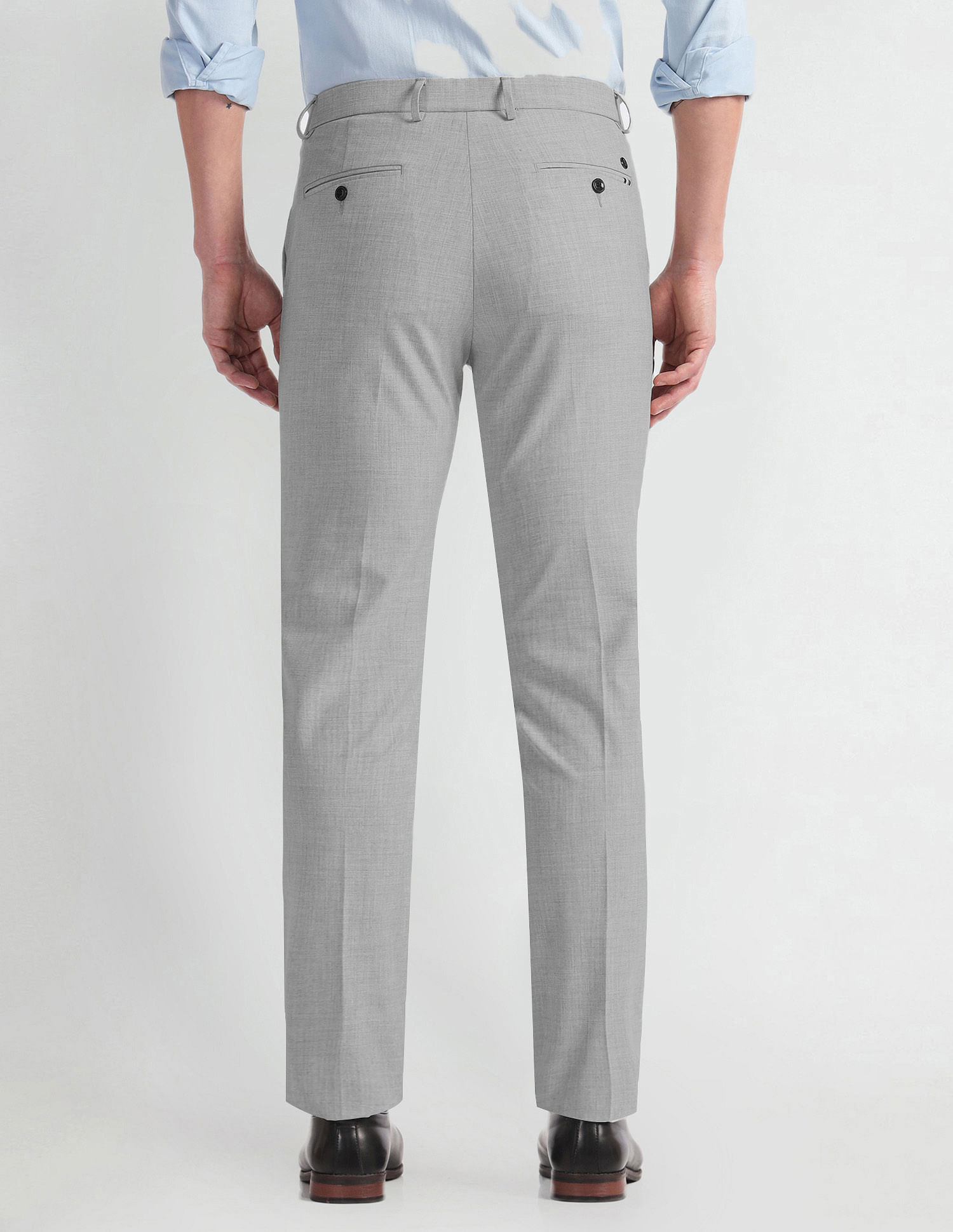 Arrow Newyork Mid Rise Super Slim Fit Trousers