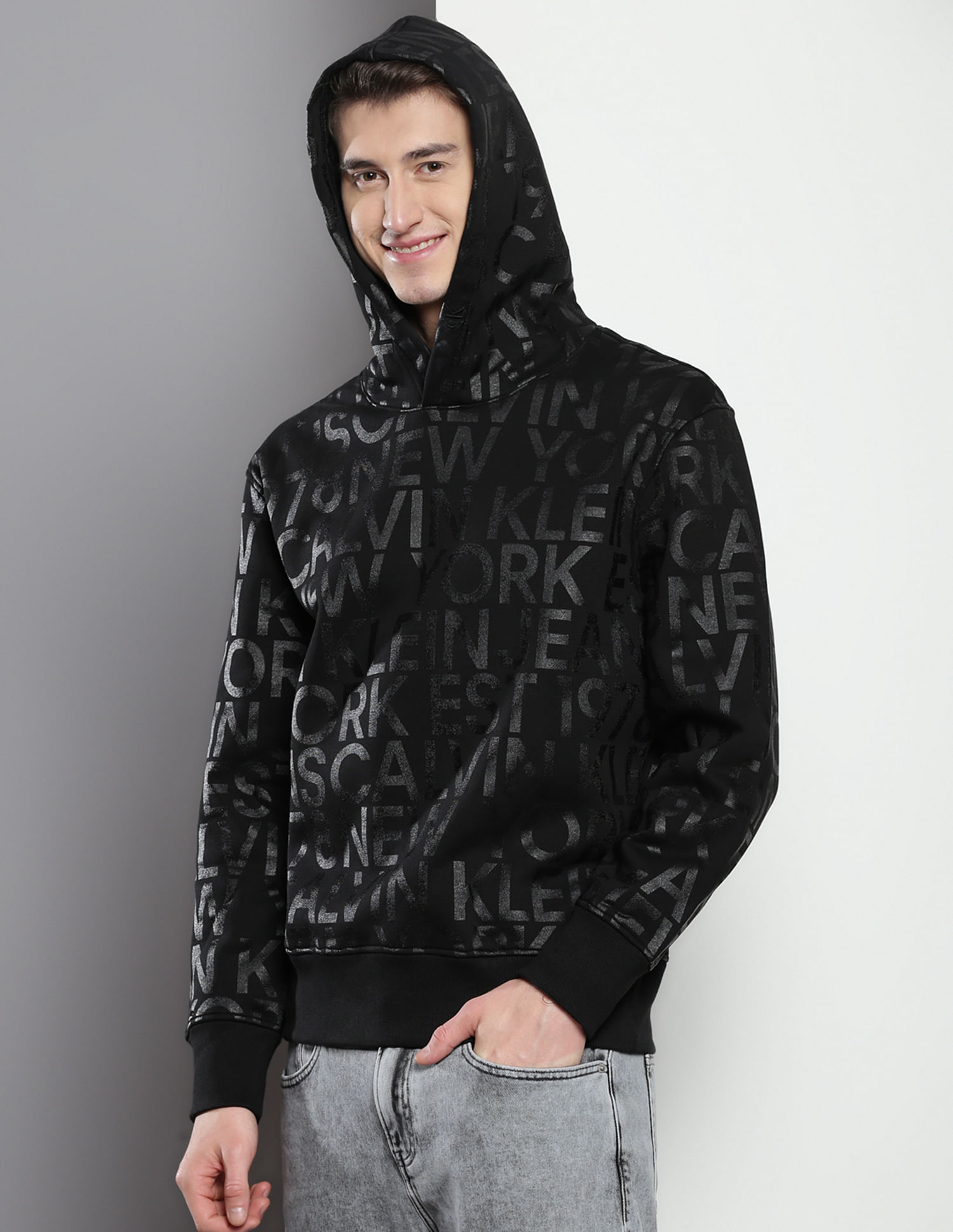 Calvin Klein Sustainable Brand Printed Sweatshirt