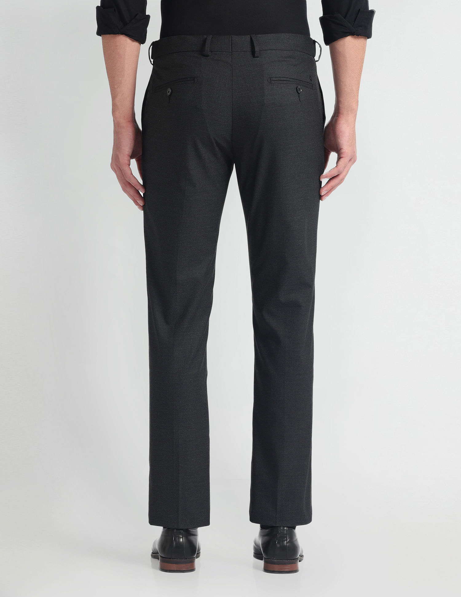 Arrow Tailored Fit Dobby Trousers