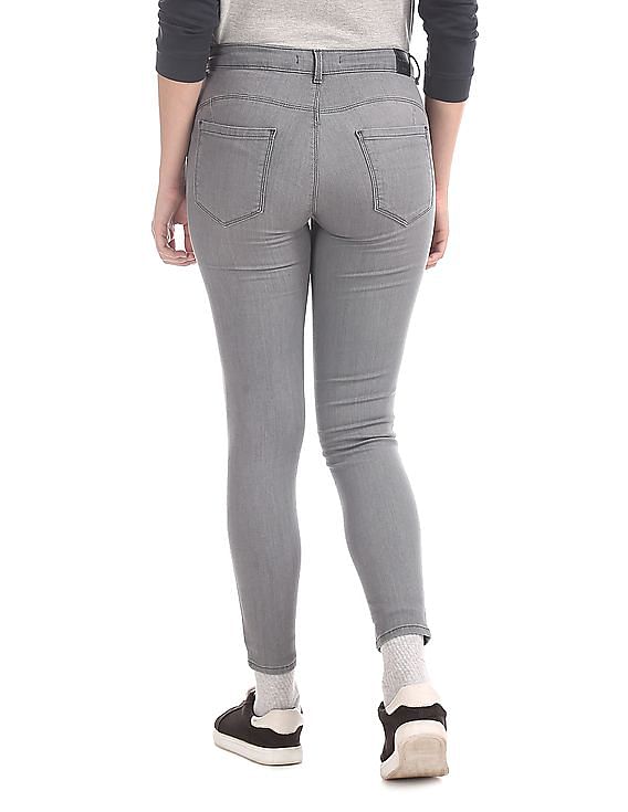 Flying Machine Women Twiggy Super Skinny Fit Mid Rise Jeans