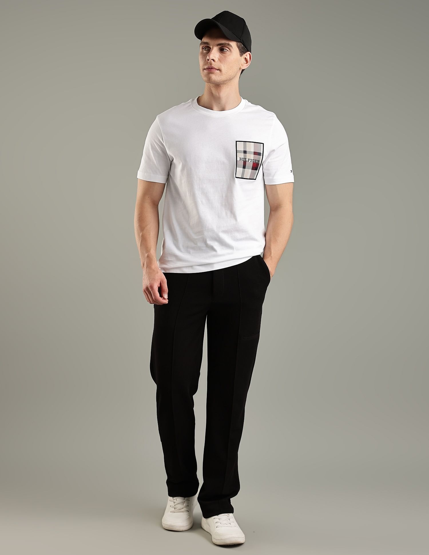 Tommy Hilfiger Embroidered Logo Regular-Fit Cotton T-Shirt