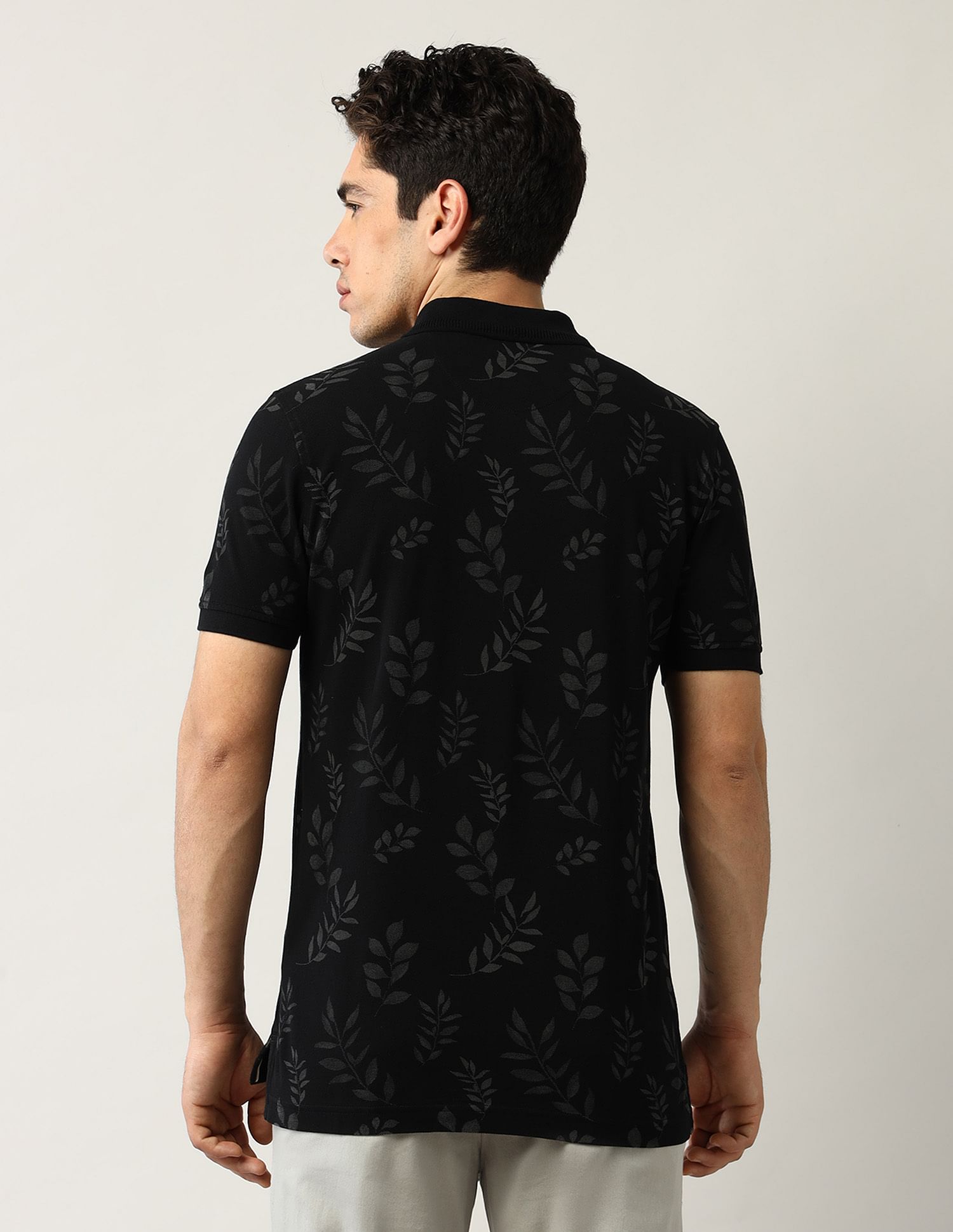Arrow Sport Tropical Printed Spring Sorbet Polo Shirt