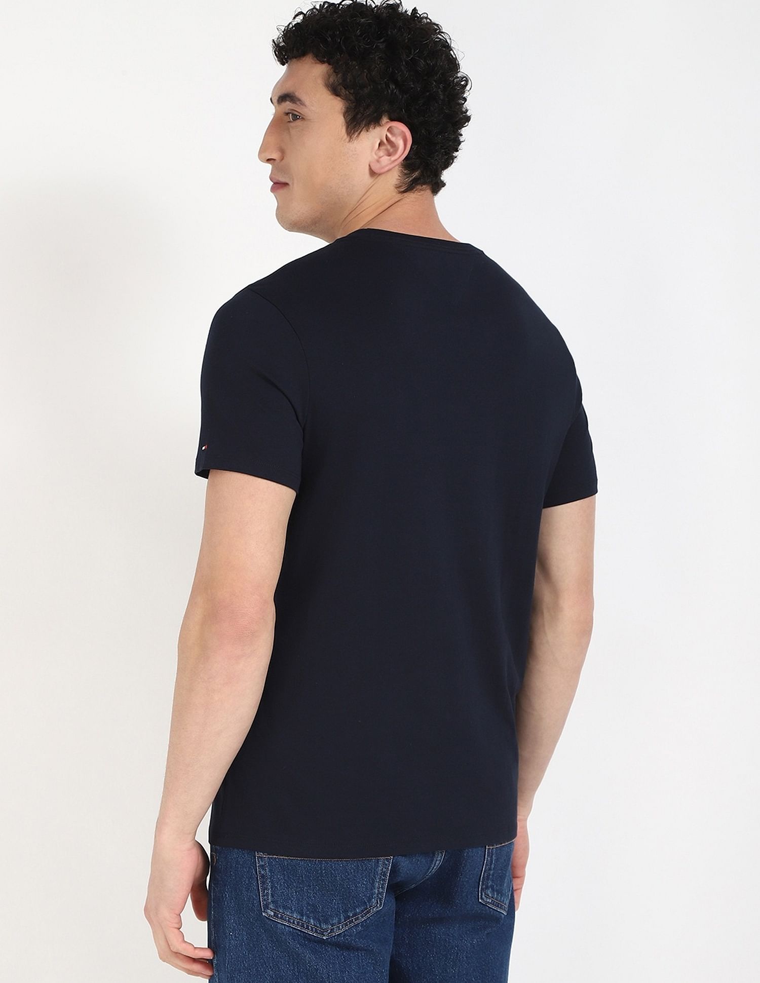 Tommy Hilfiger Logo Regular-Fit Cotton T-Shirt