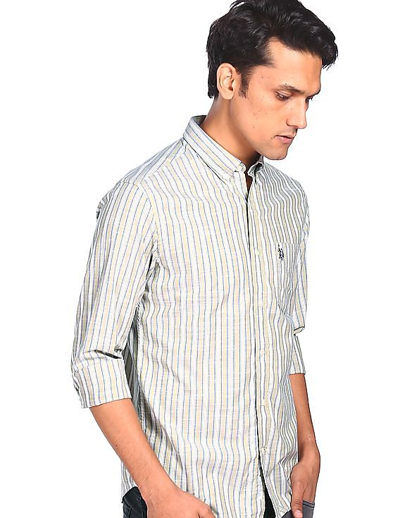 U.S. Polo Assn. Button Down Striped Casual Shirt