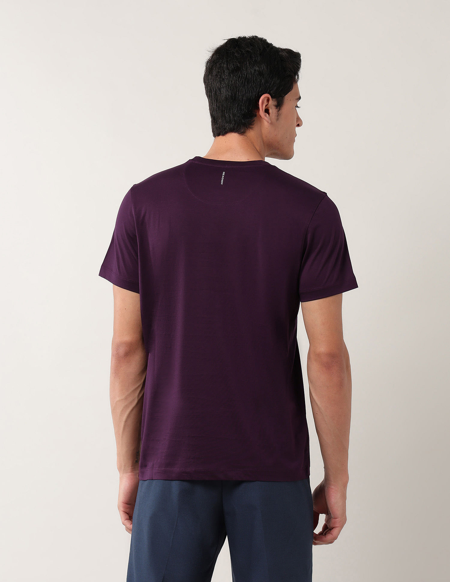 Arrow Newyork Graphic Printed Night Is Young T-Shirt