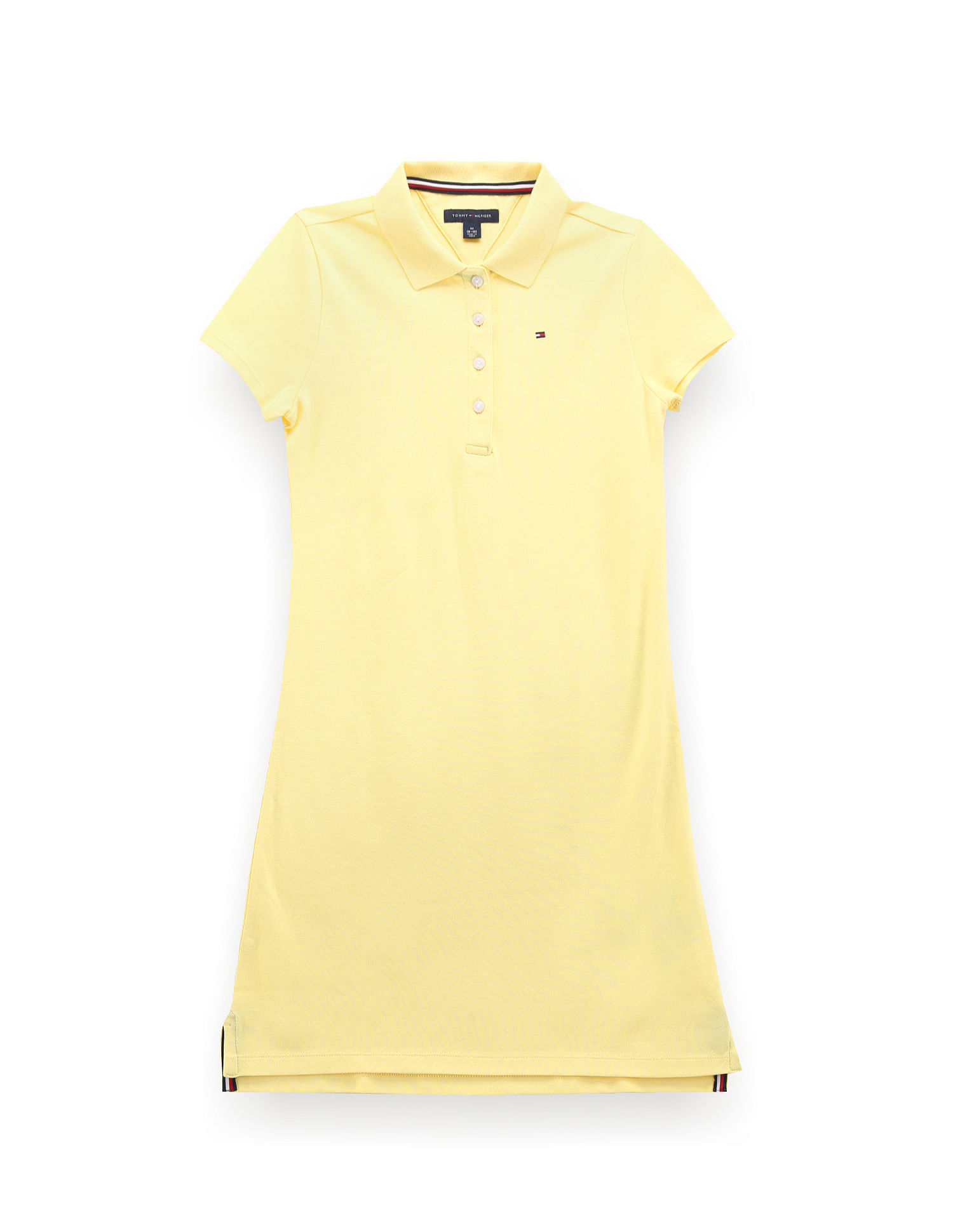 Tommy Hilfiger Kids Slim Fit Solid Polo Dress