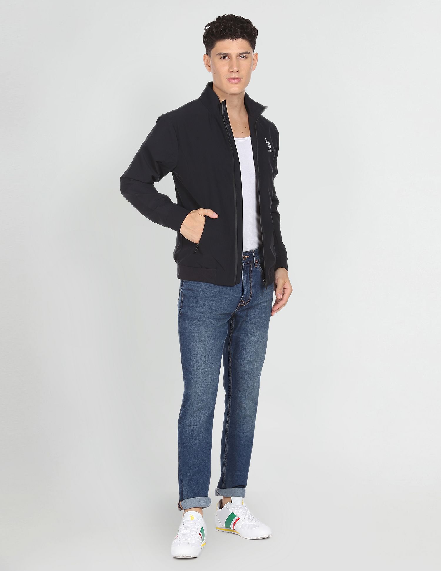 U.S. Polo Assn. Denim Co. Brandon Slim Tapered Fit Blue Jeans