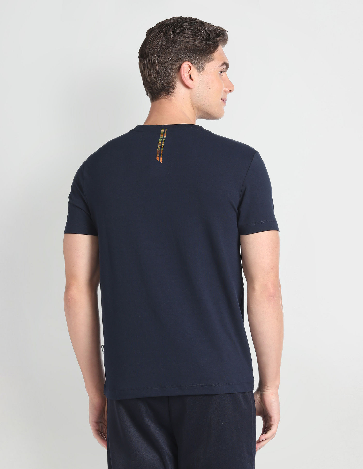 USPA Active Slim Fit Brand Print T-Shirt