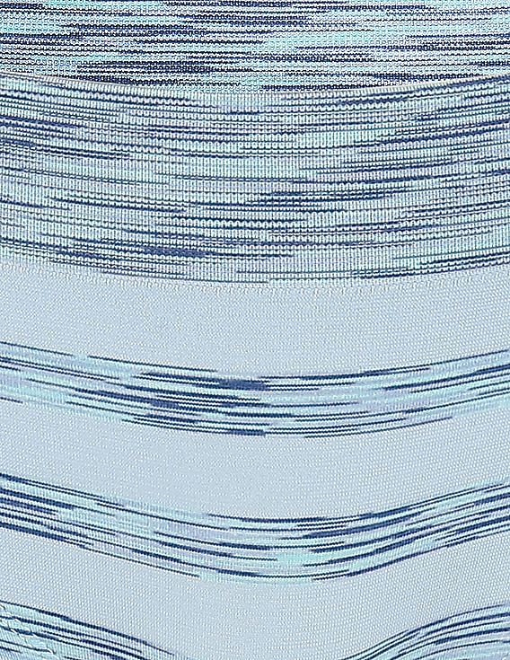 Aeropostale Space Dye Striped Seamless Boyshorts