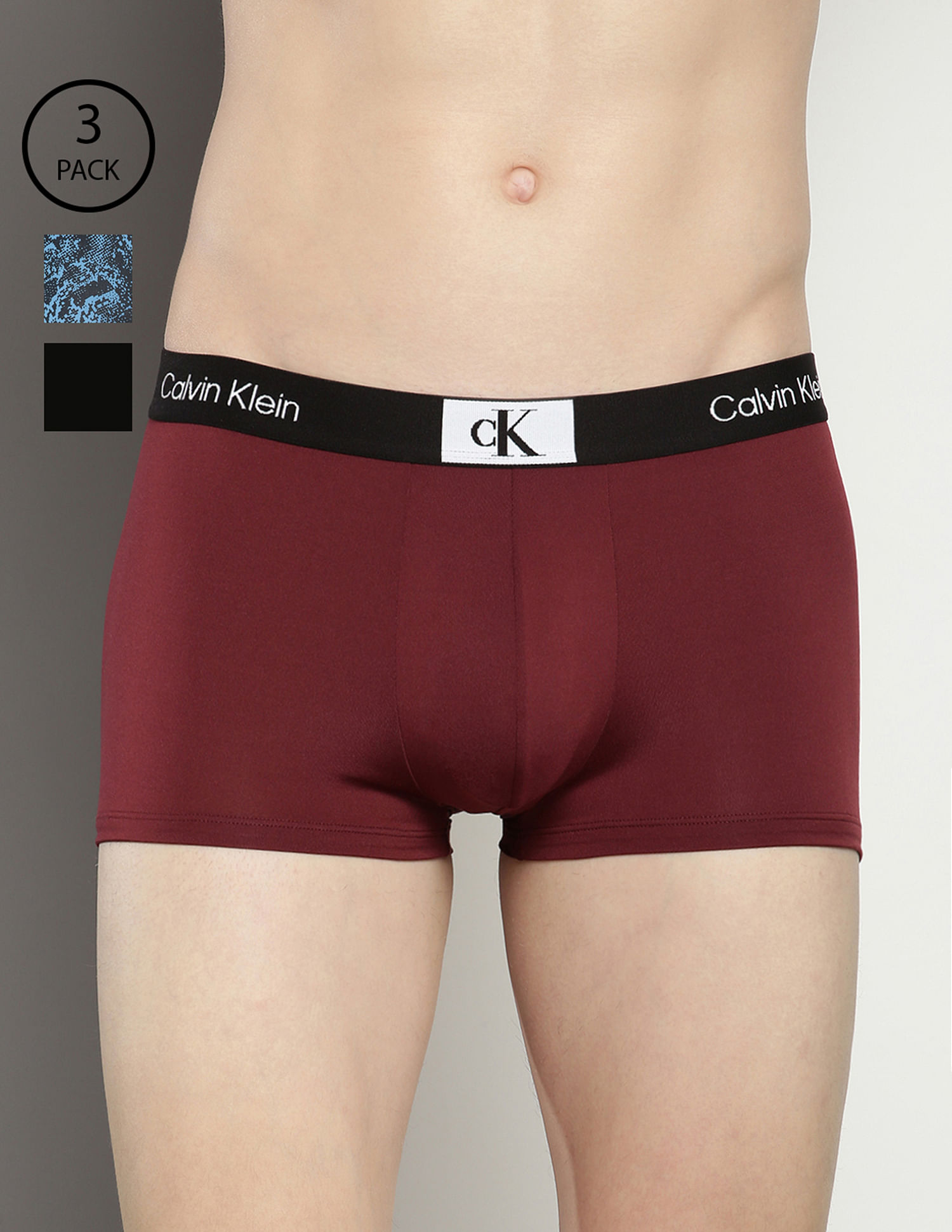 Buy Calvin Klein Underwear Recycled Polyester Low Rise Trunks 
