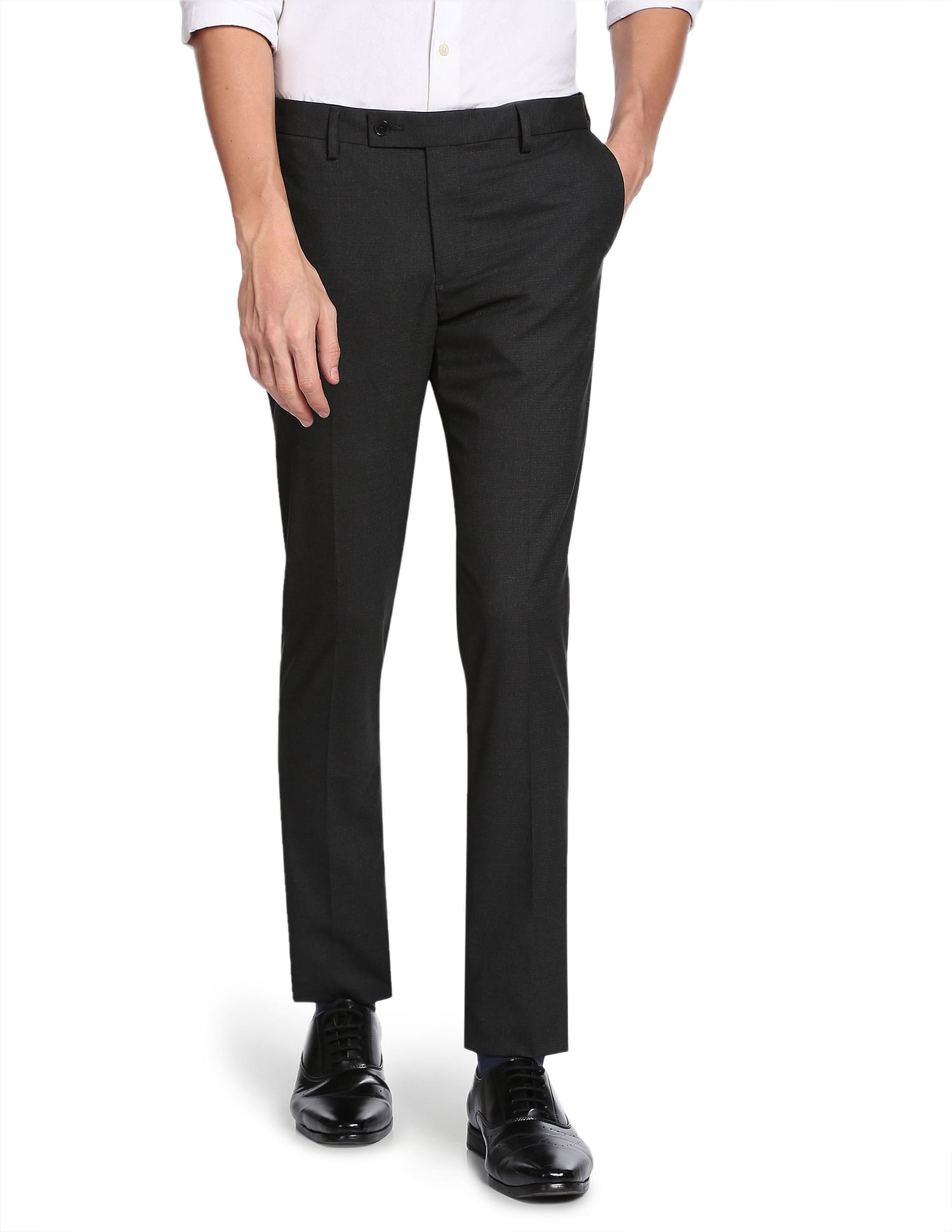 Arrow Regular Fit Tailored Formal Trousers