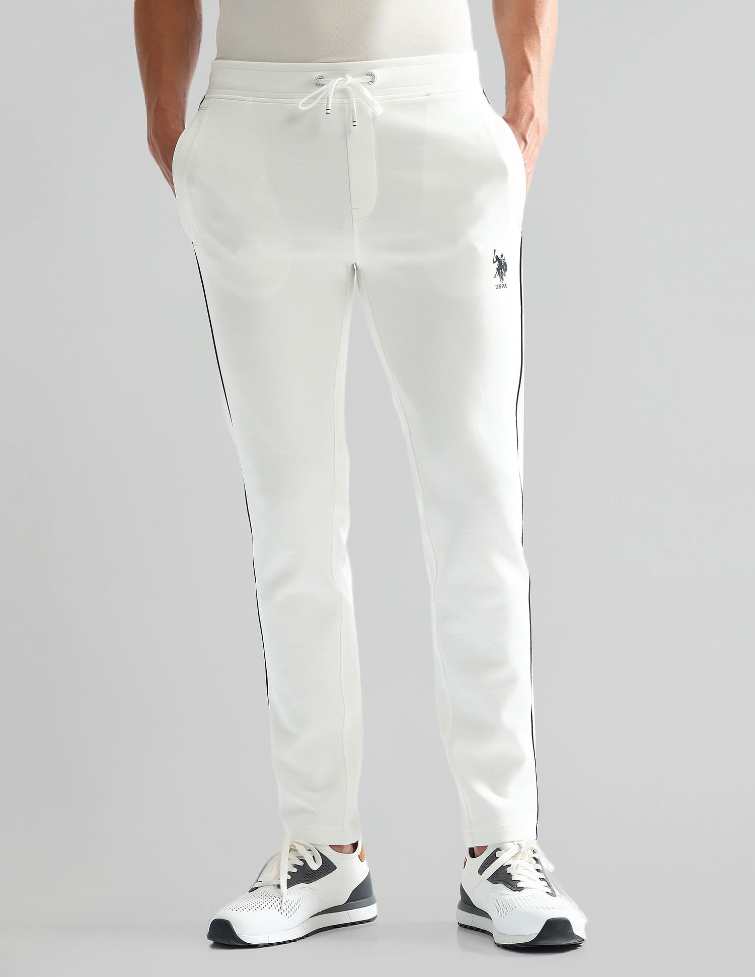 U.S. Polo Assn. Denim Co. Slim Fit Mid Rise Track Pants