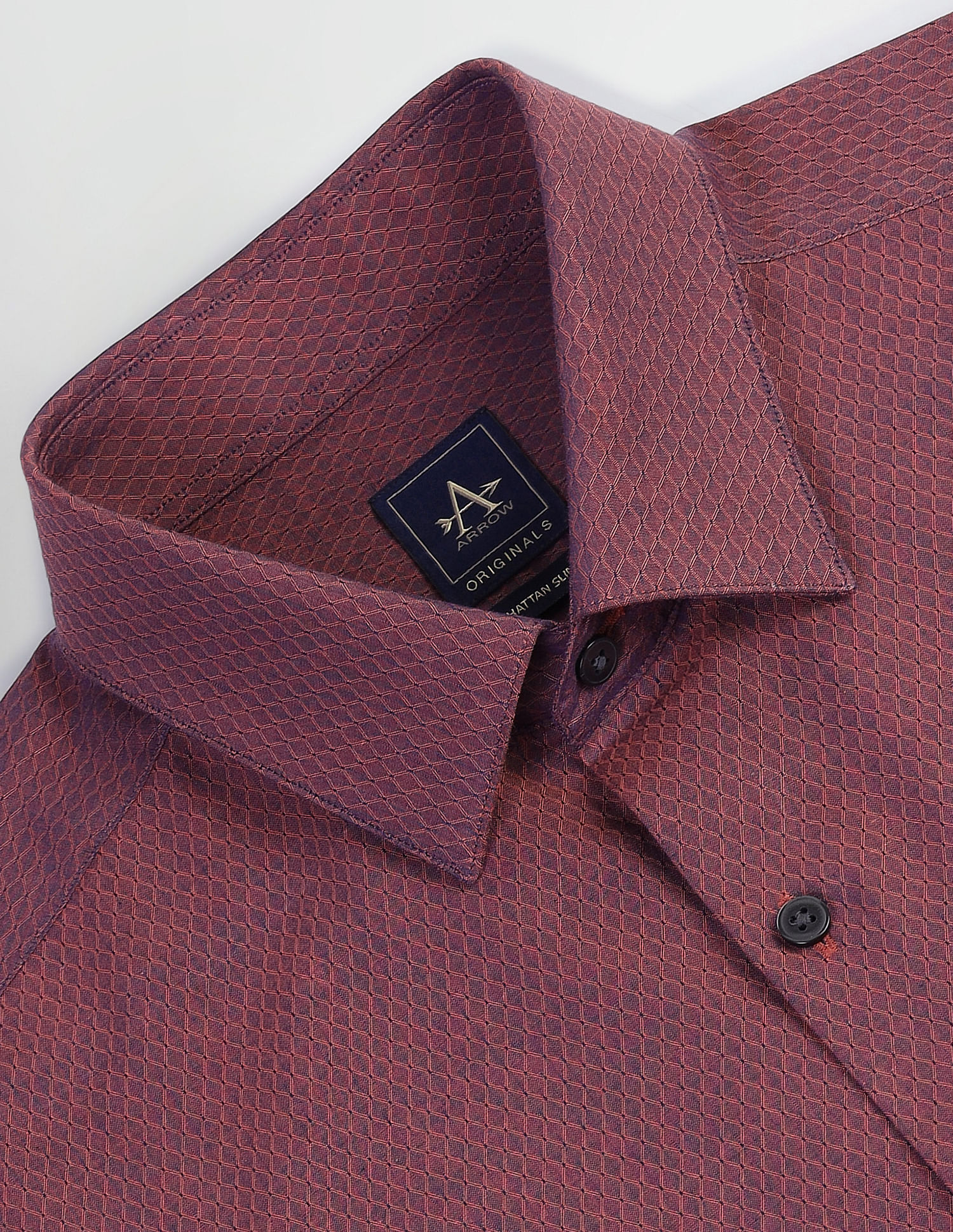 Arrow Manhattan Slim Fit Dobby Shirt