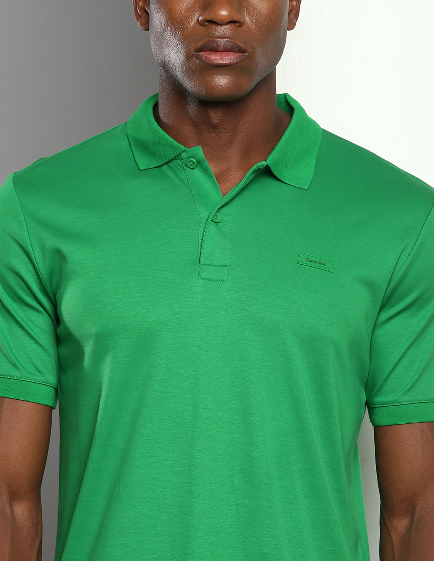 Calvin Klein Smooth Cotton Slim Polo Shirt