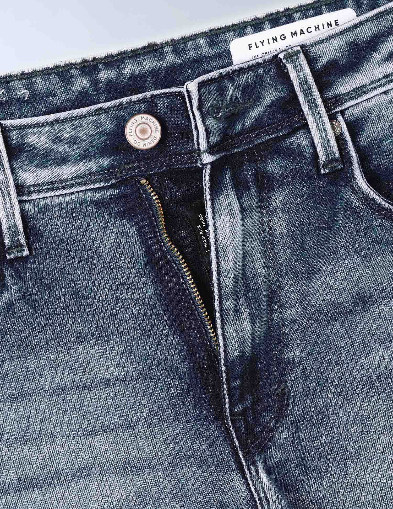 Flying Machine Mankle Relaxed Tapered Fit Authentic Signature Jeans