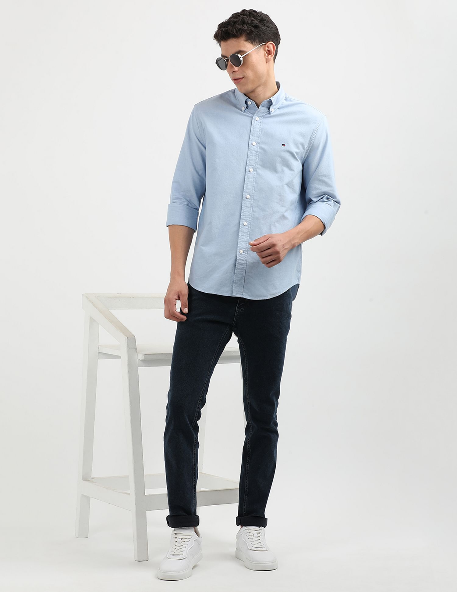Tommy Hilfiger Solid Heritage Oxford Shirt