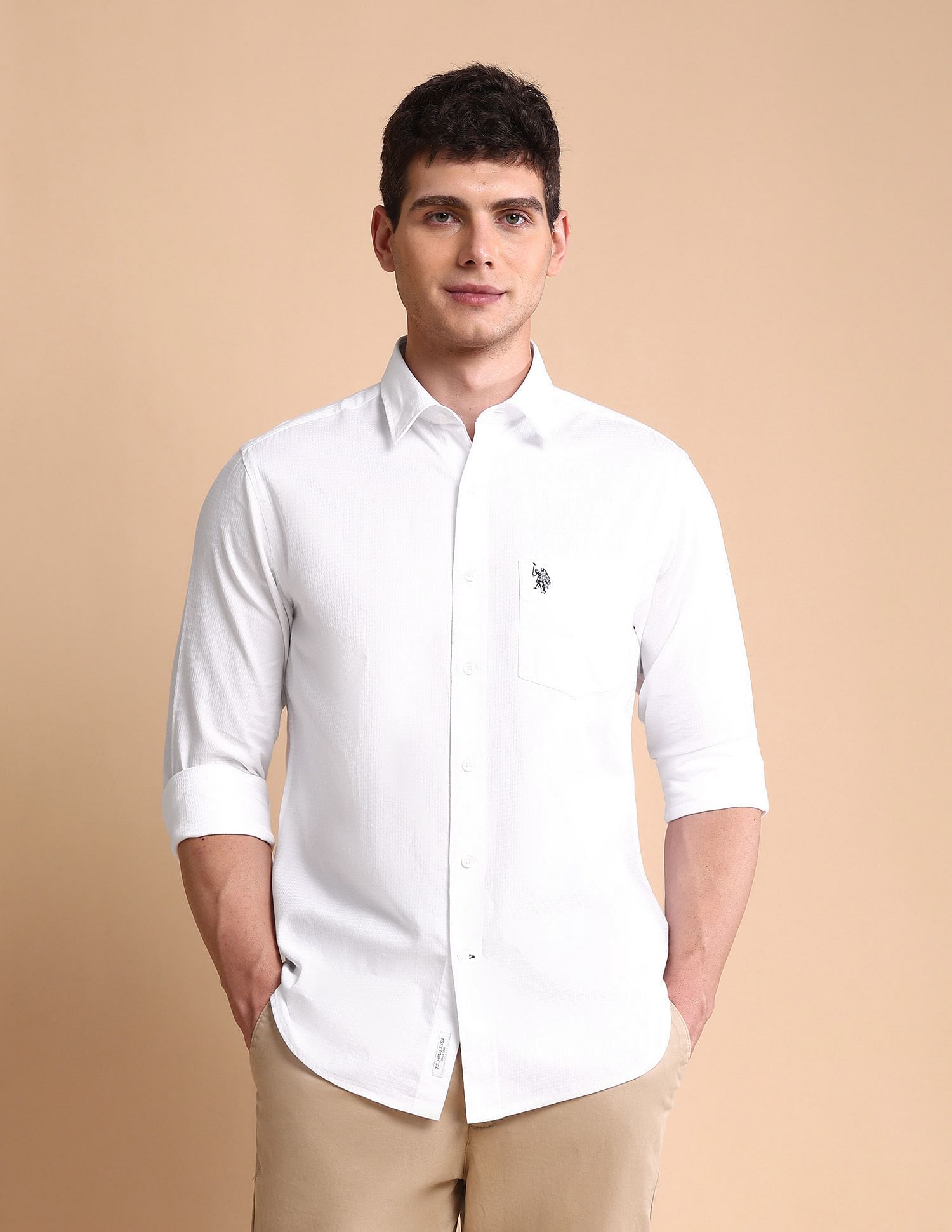 U.S. Polo Assn. Pure Cotton Tailored Fit Shirt