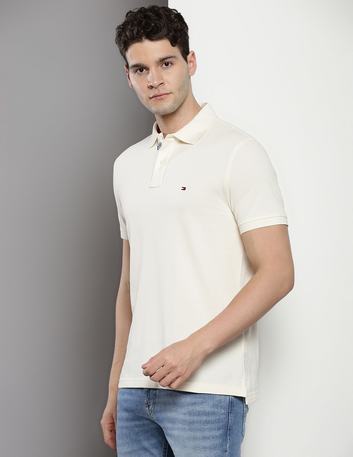 Tommy Hilfiger Organic Cotton Solid Polo Shirt