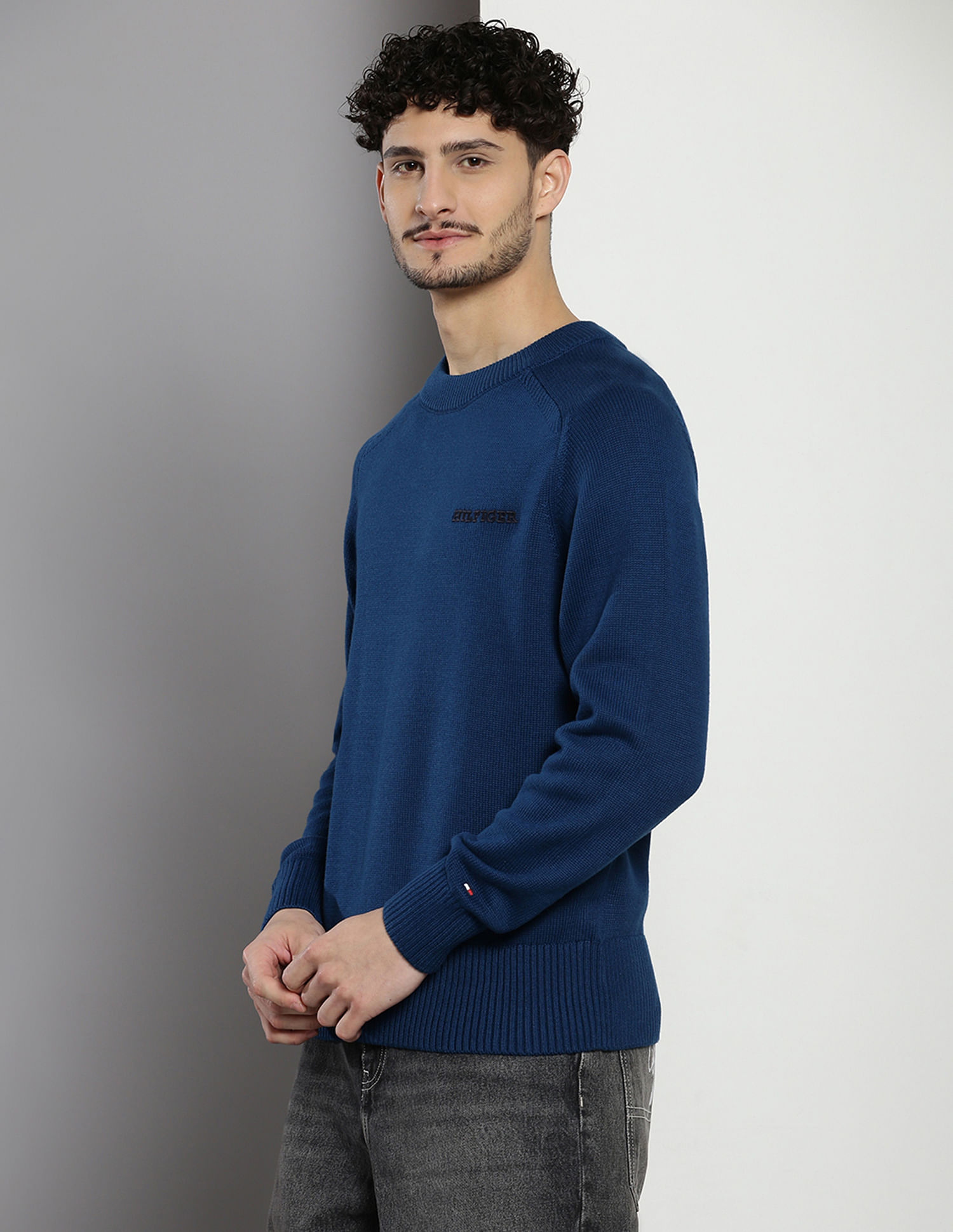 Tommy Hilfiger Monotype Cotton Sweater