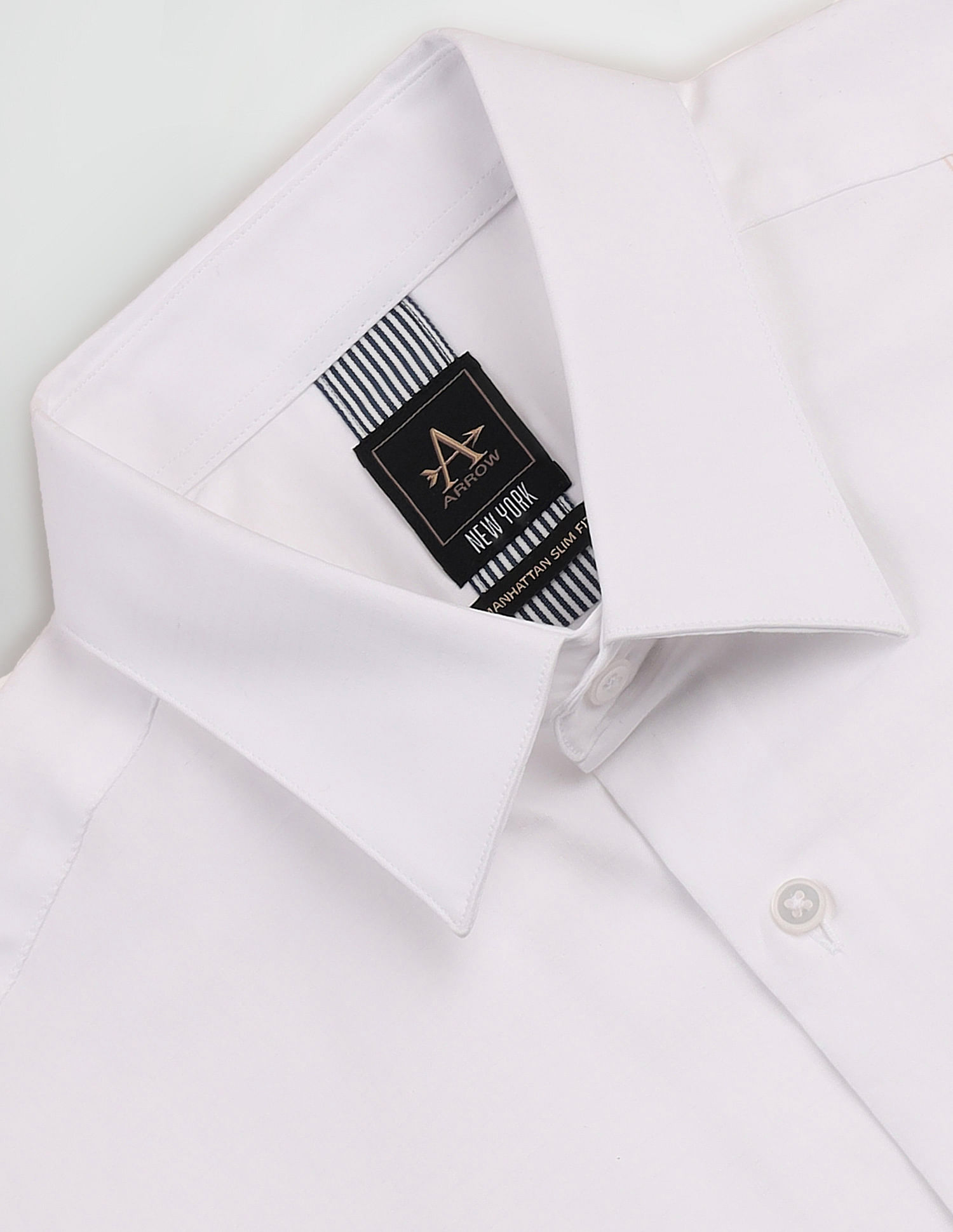 Arrow Newyork Cotton Nylon Slim Fit Shirt
