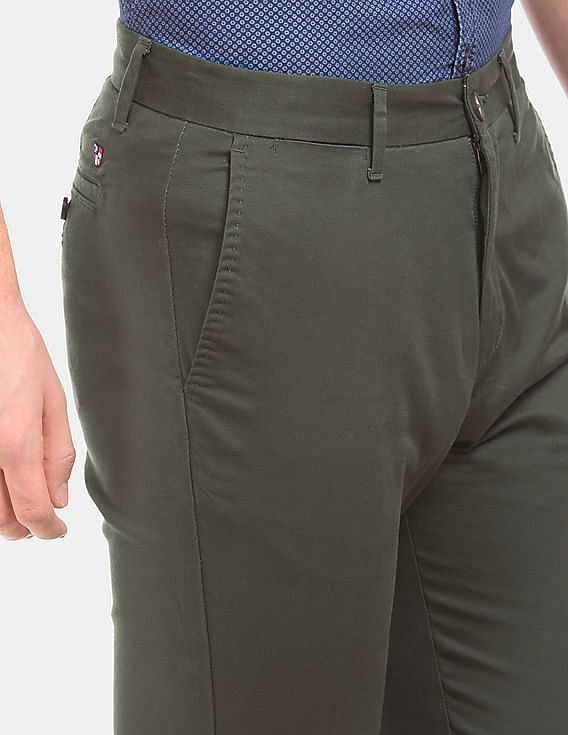 U.S. Polo Assn. Mid Rise Slim Fit Trousers
