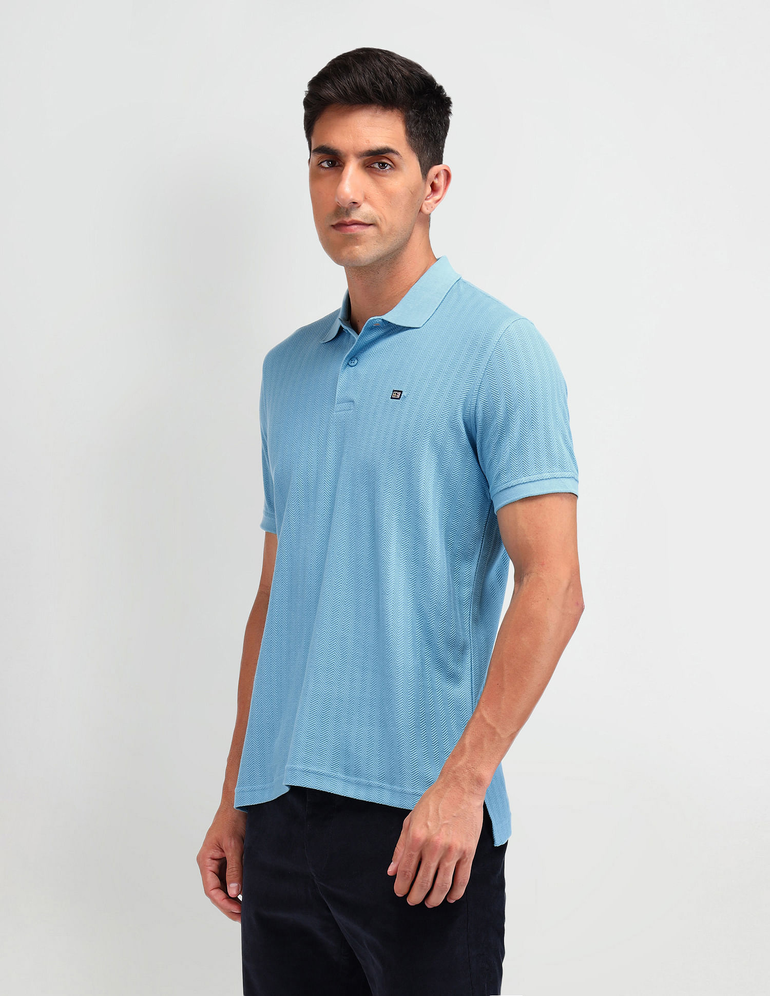 Arrow Sport Textured Regular Fit Polo Shirt