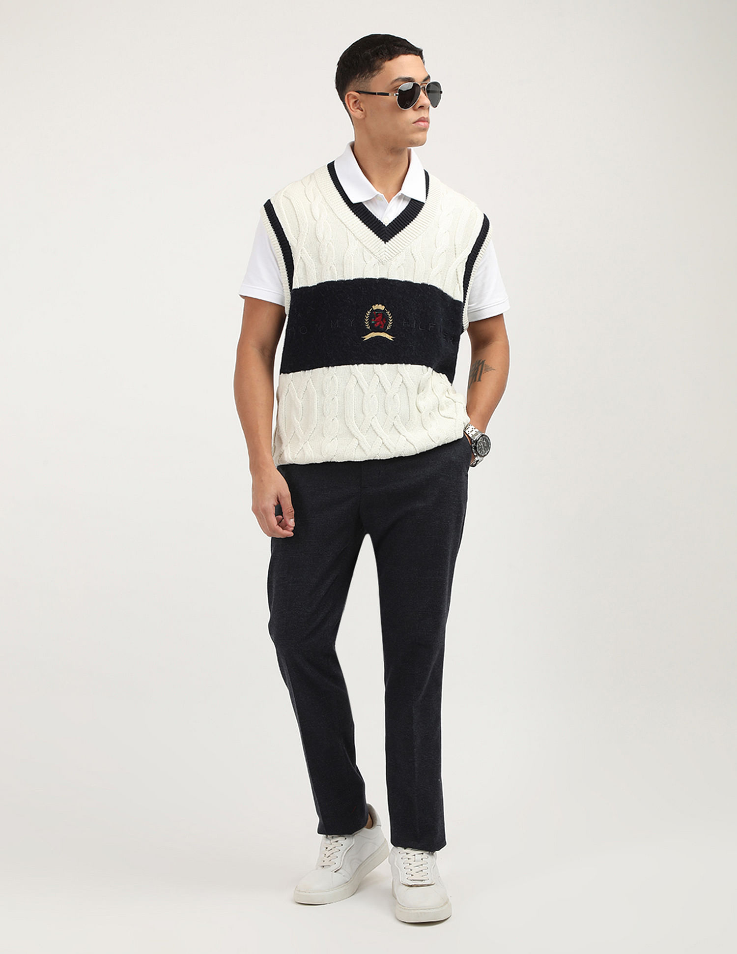 Tommy Hilfiger Cable Vest Sweater
