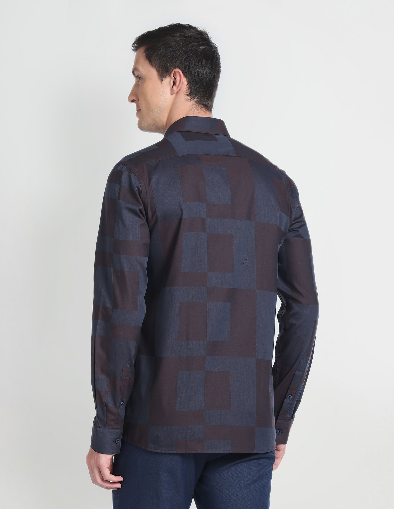 Arrow Newyork Manhattan Slim Fit Dobby Shirt