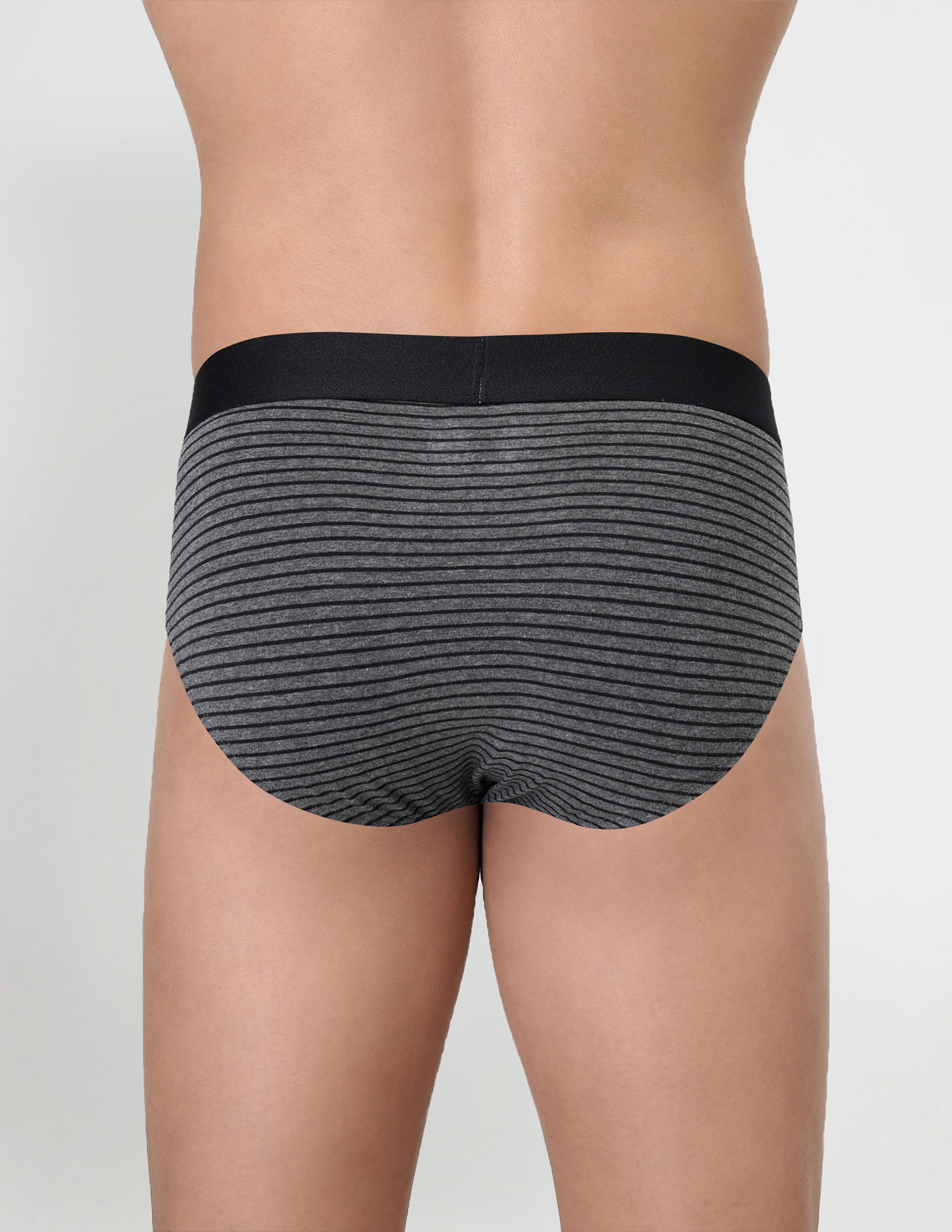 Buy USPA Innerwear Striped Waistband EB002 Briefs - Pack Of 2 - NNNOW.com