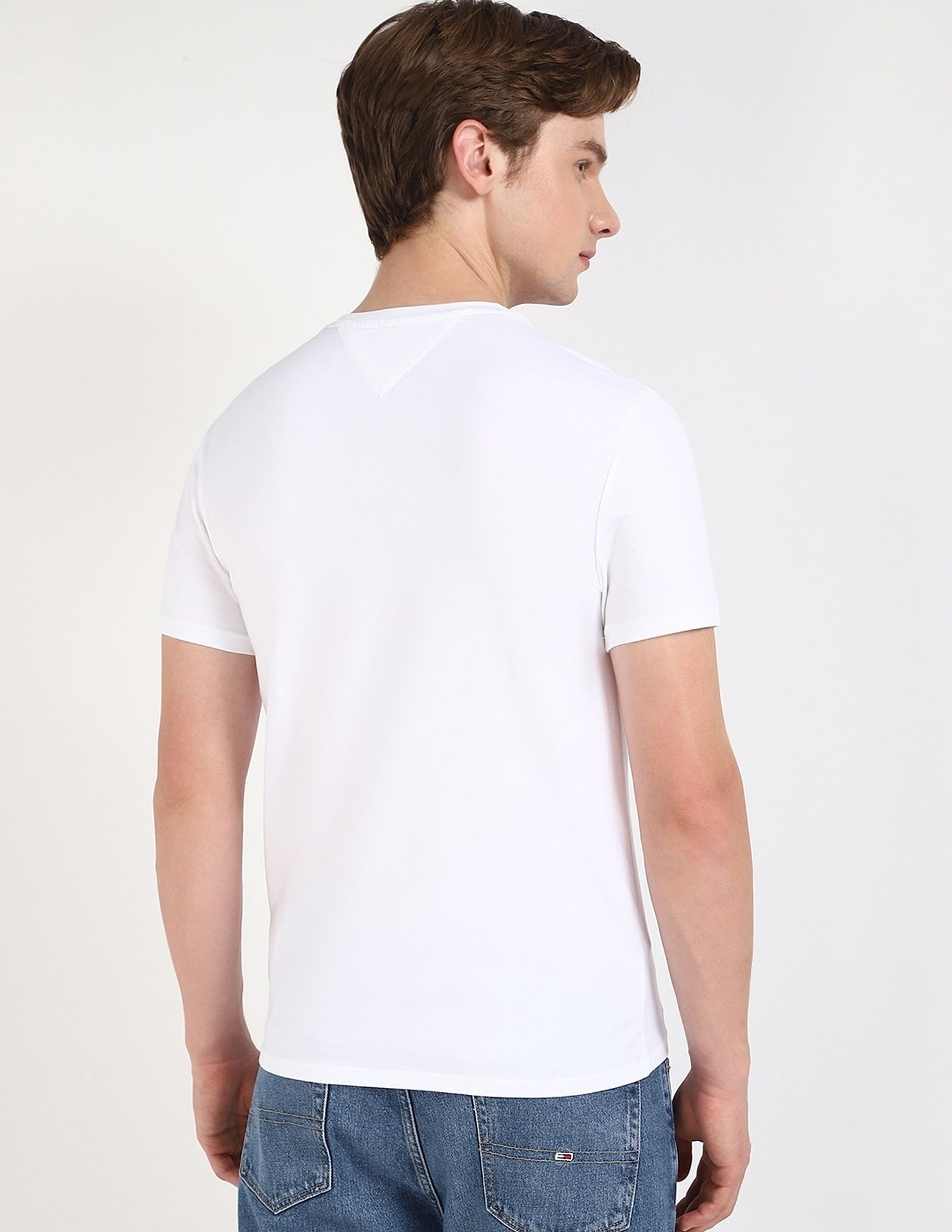 Tommy Hilfiger Solid Regular-Fit Cotton T-Shirt