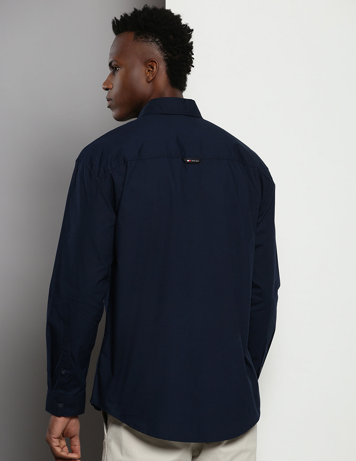 Tommy Hilfiger Solid Relaxed Fit Shirt