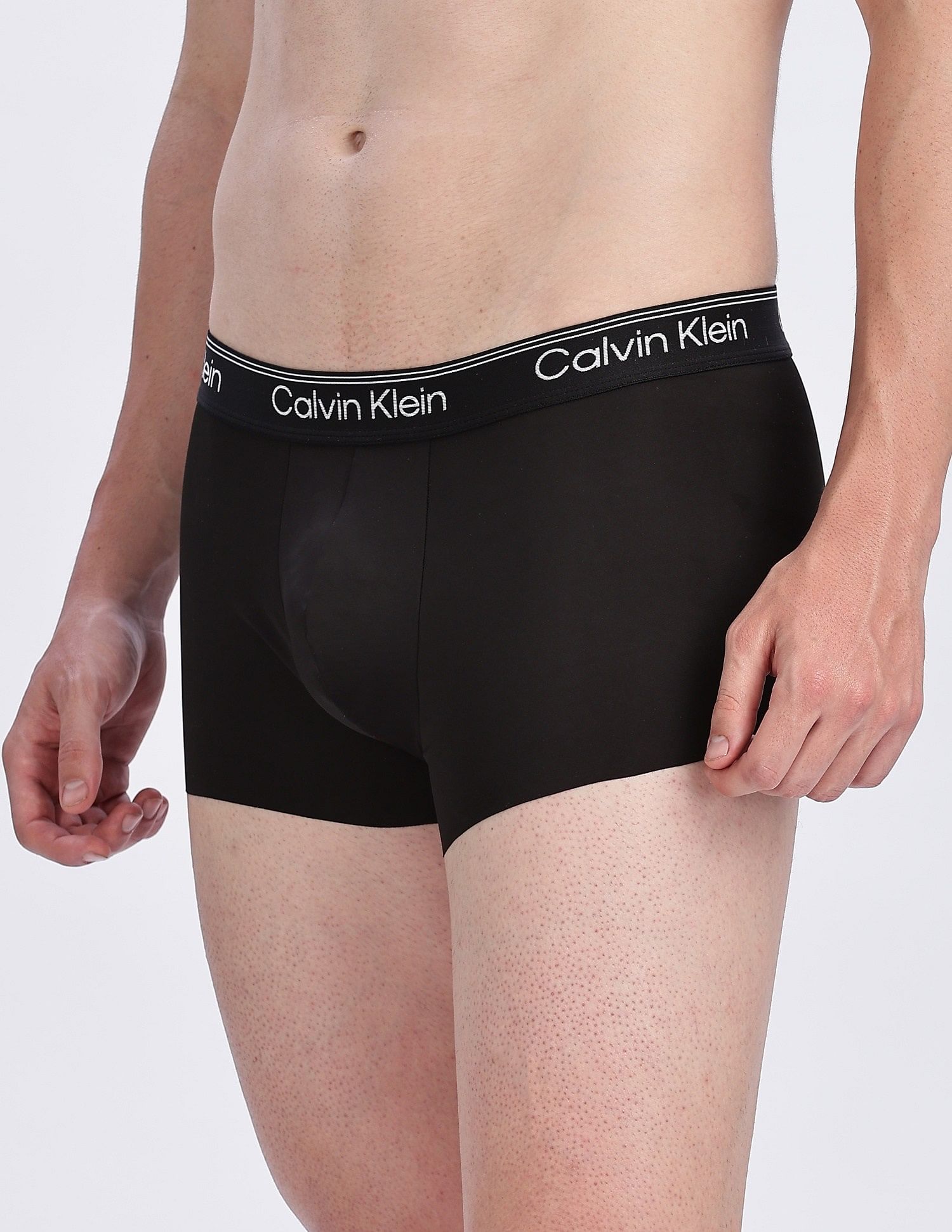 Calvin Klein Underwear Low Rise Solid Black Trunks