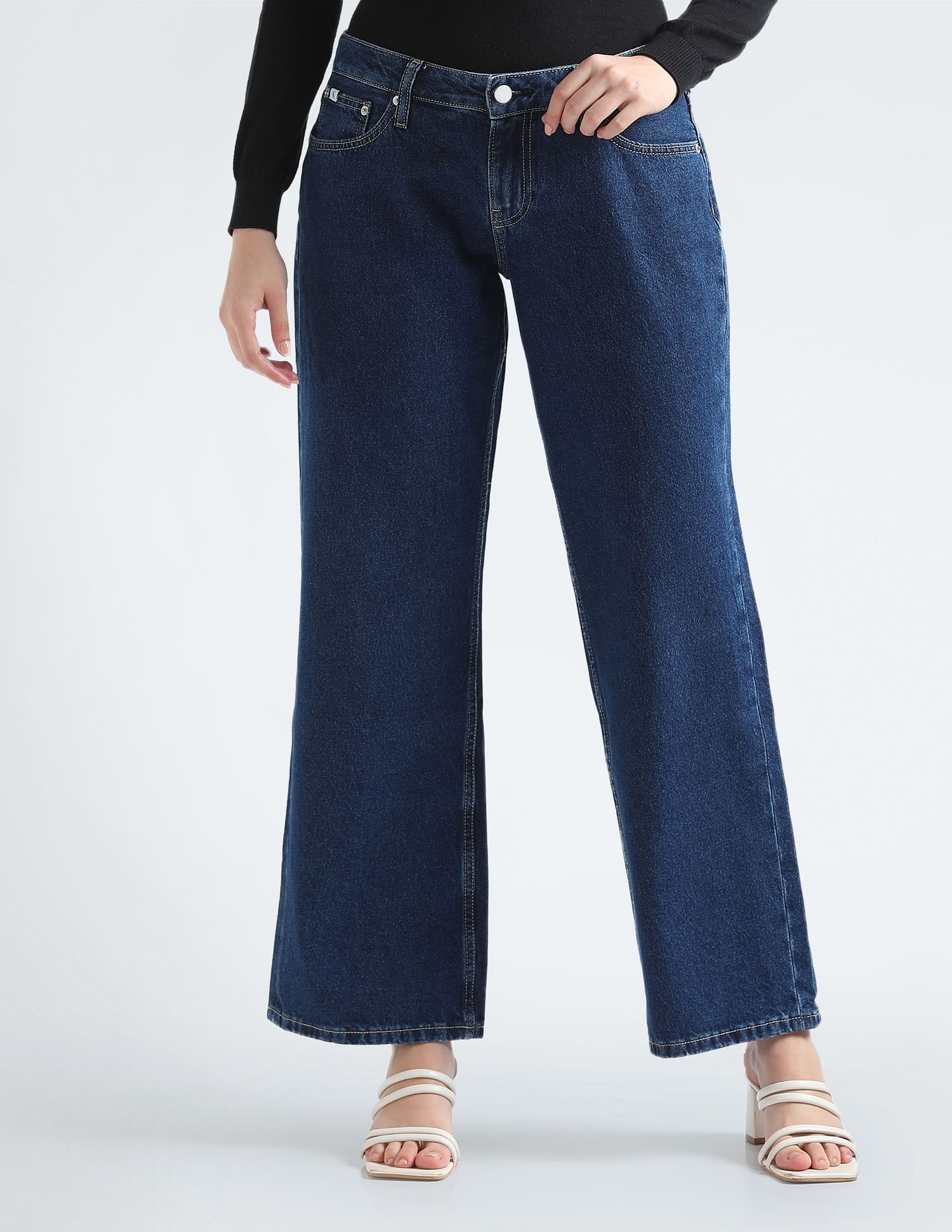 Calvin Klein Jeans Extreme Low Rise Baggy Jeans