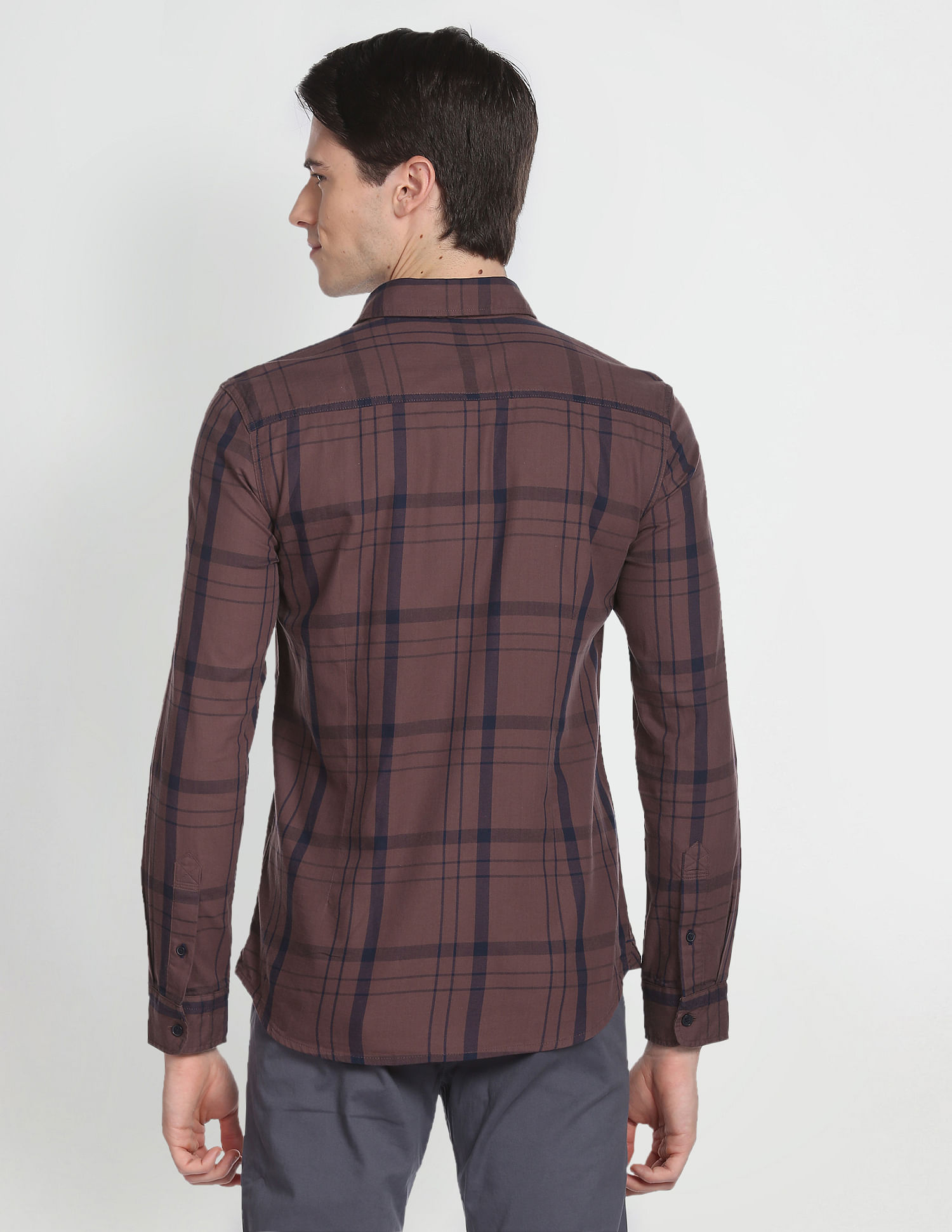U.S. Polo Assn. Denim Co. Tartan Check Cotton Twill Casual Shirt