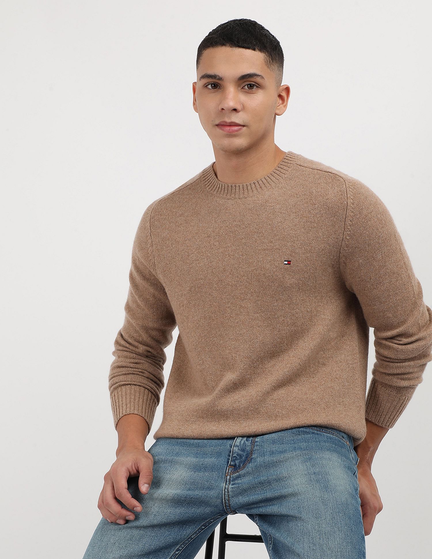 Tommy Hilfiger Lambswool Crew Neck Sweater
