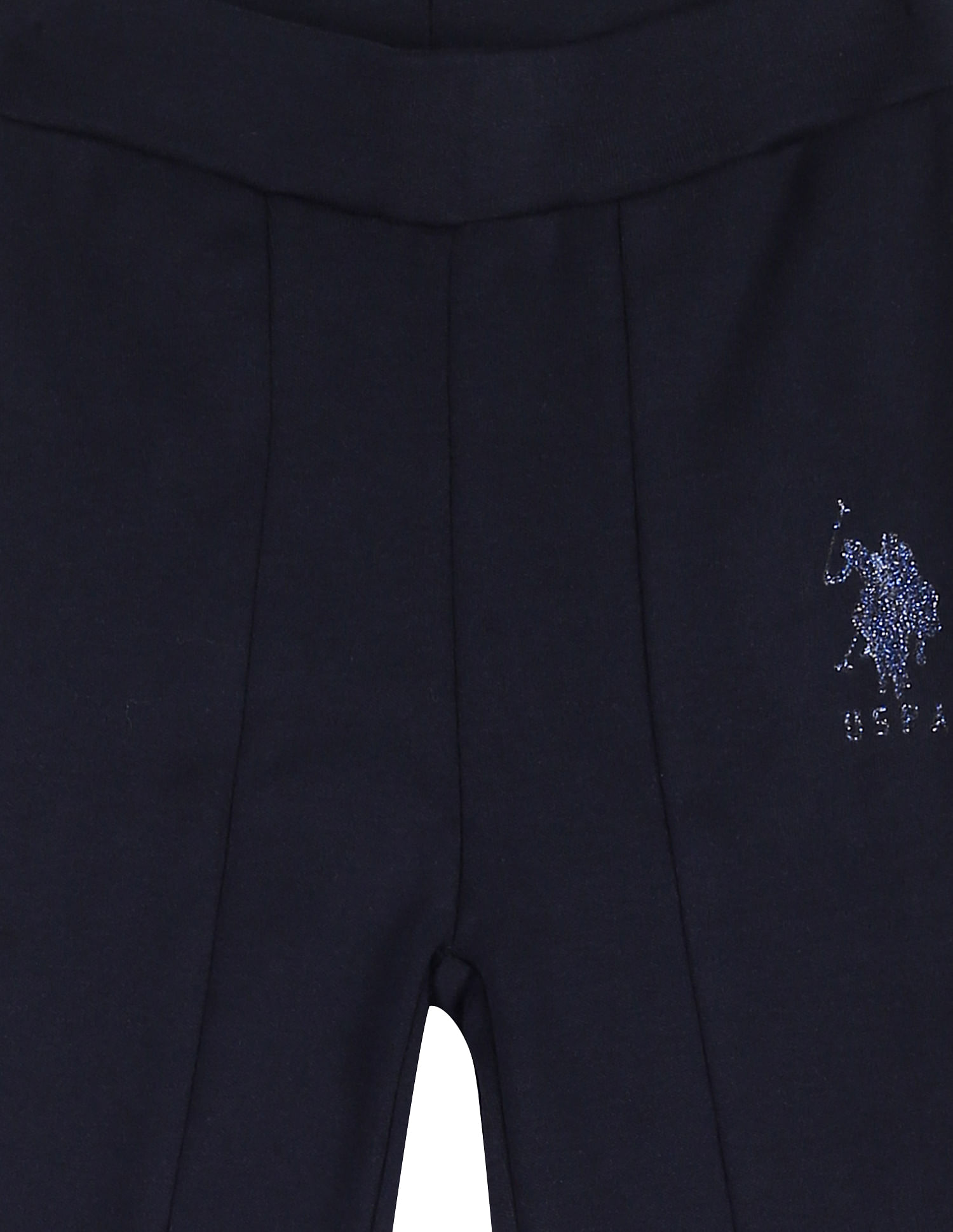 U.S. Polo Assn. Kids Panelled Solid Coordinate Track Pants