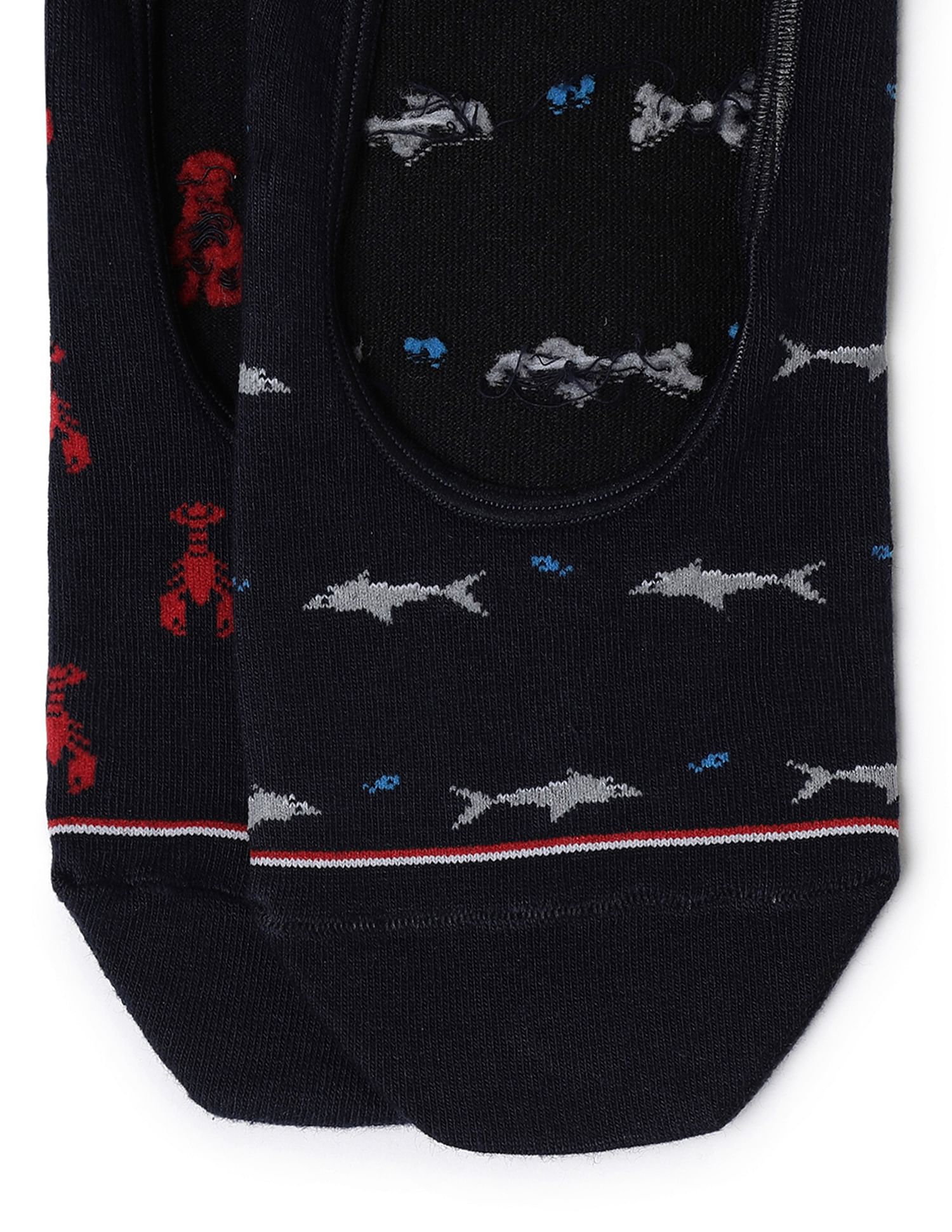 Tommy Hilfiger Men No Show Lobster Socks - Pack Of 2