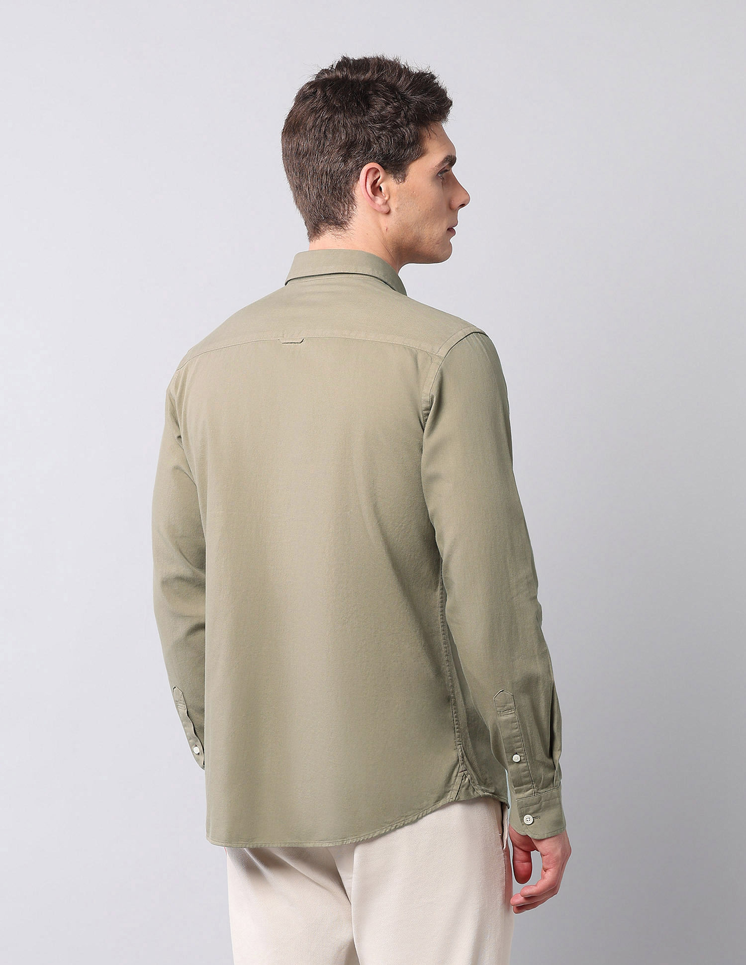 U.S. Polo Assn. Denim Co. Slim Fit Pure Cotton Twill Shirt