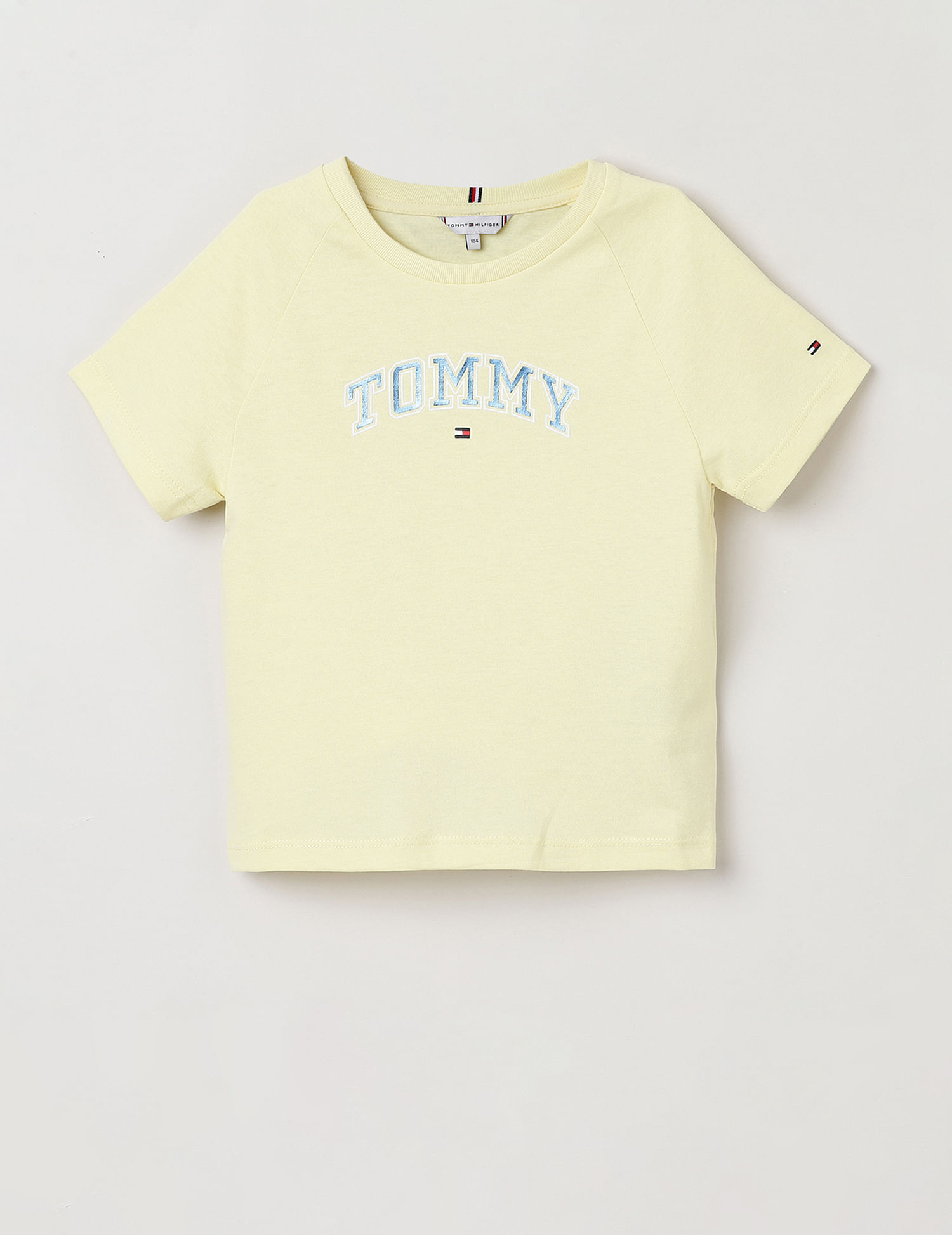 Tommy Hilfiger Kids Girls Transitional Varsity Foil T-Shirt