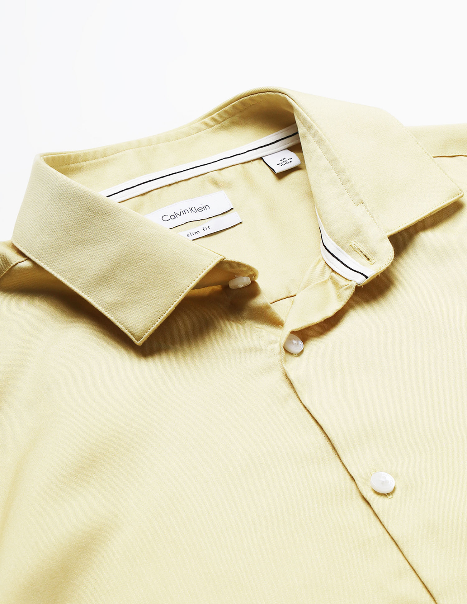 Calvin Klein Tencel Silm Fit Solid Shirt
