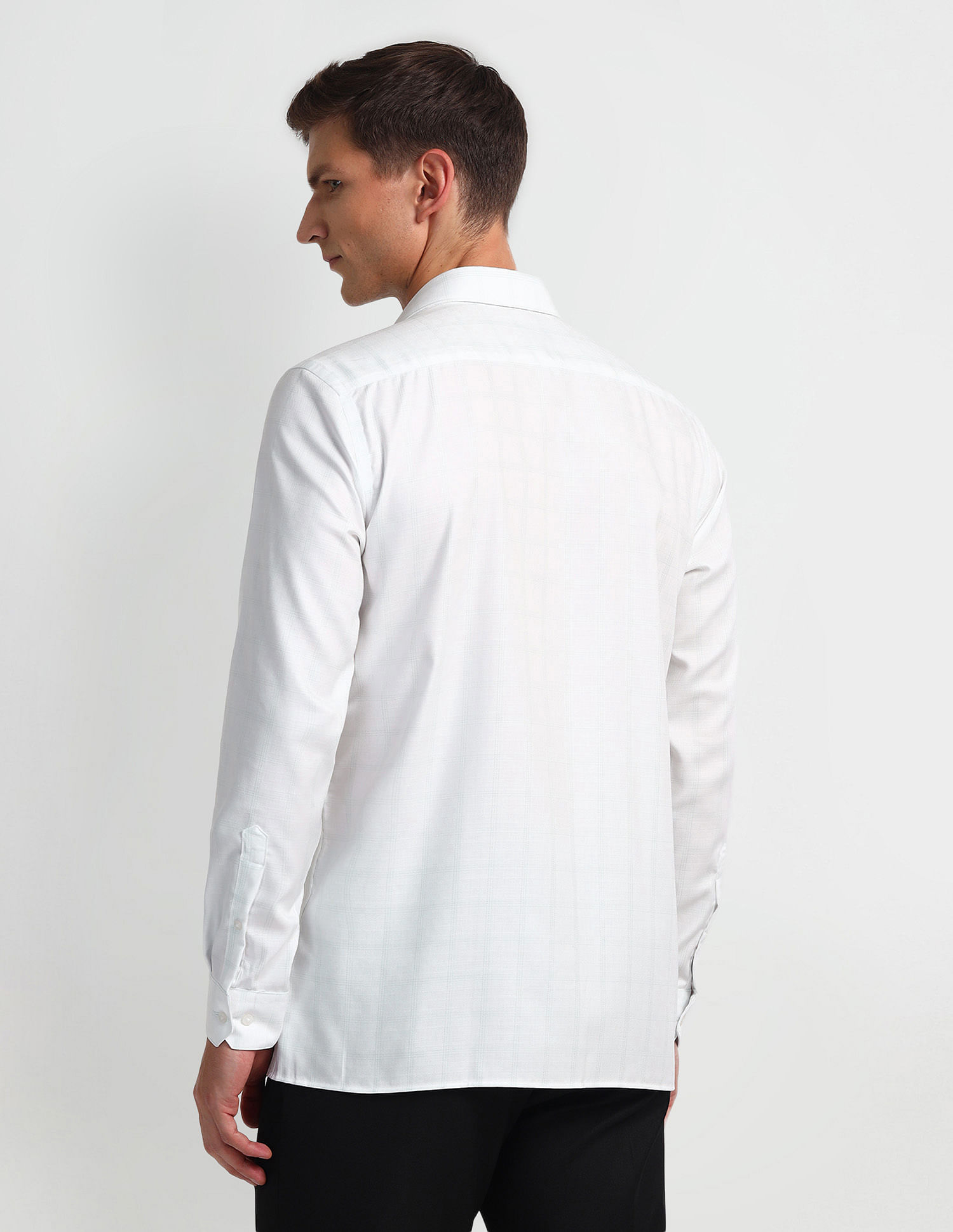 Arrow Windowpane Checked Dobby Shirt