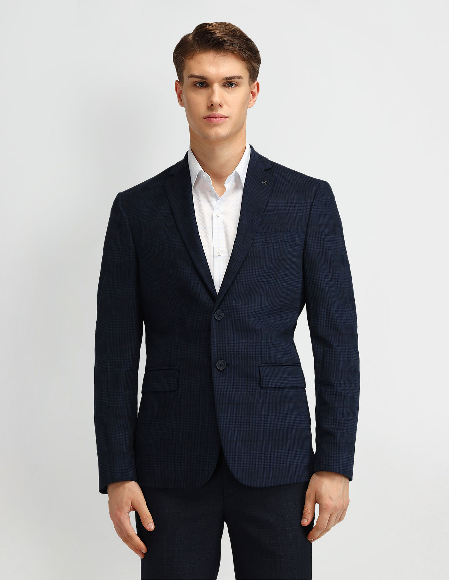 Arrow Corduroy Knit Slim Fit Blazer