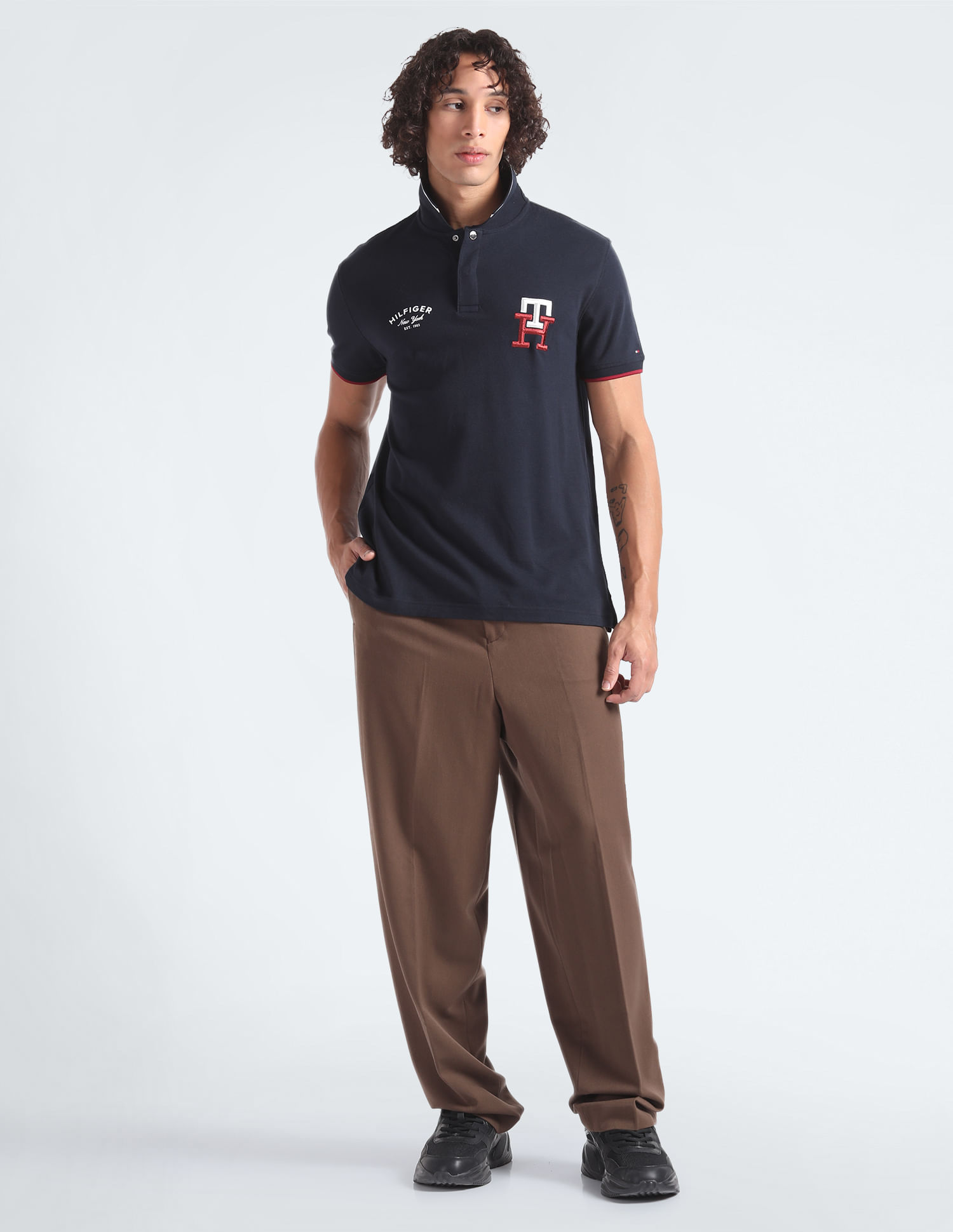 Buy Tommy Hilfiger Monogram Archive Fit Polo Shirt - NNNOW.com