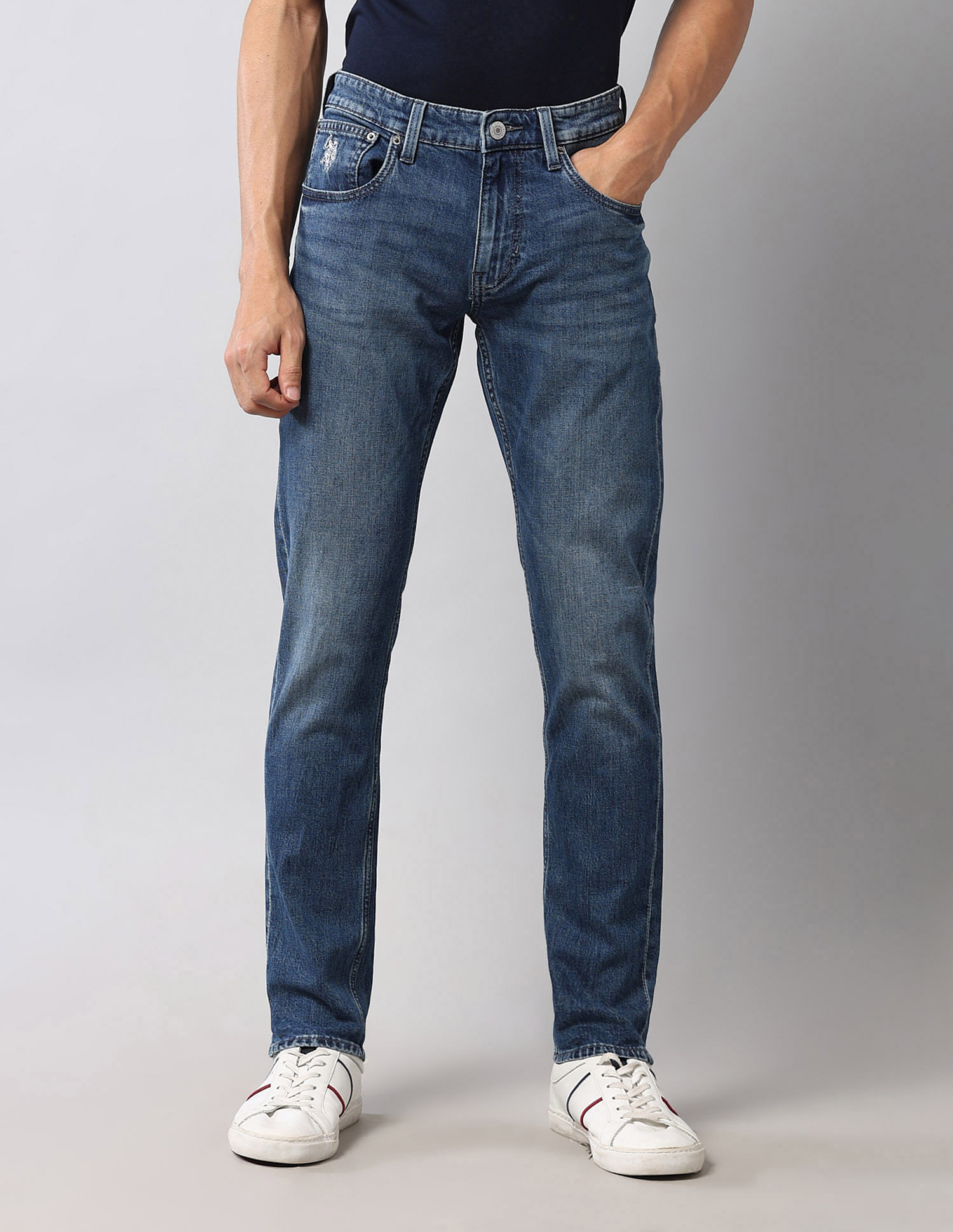 U.S. Polo Assn. Denim Co. Brandon Slim Tapered Fit Blue Vintage Jeans