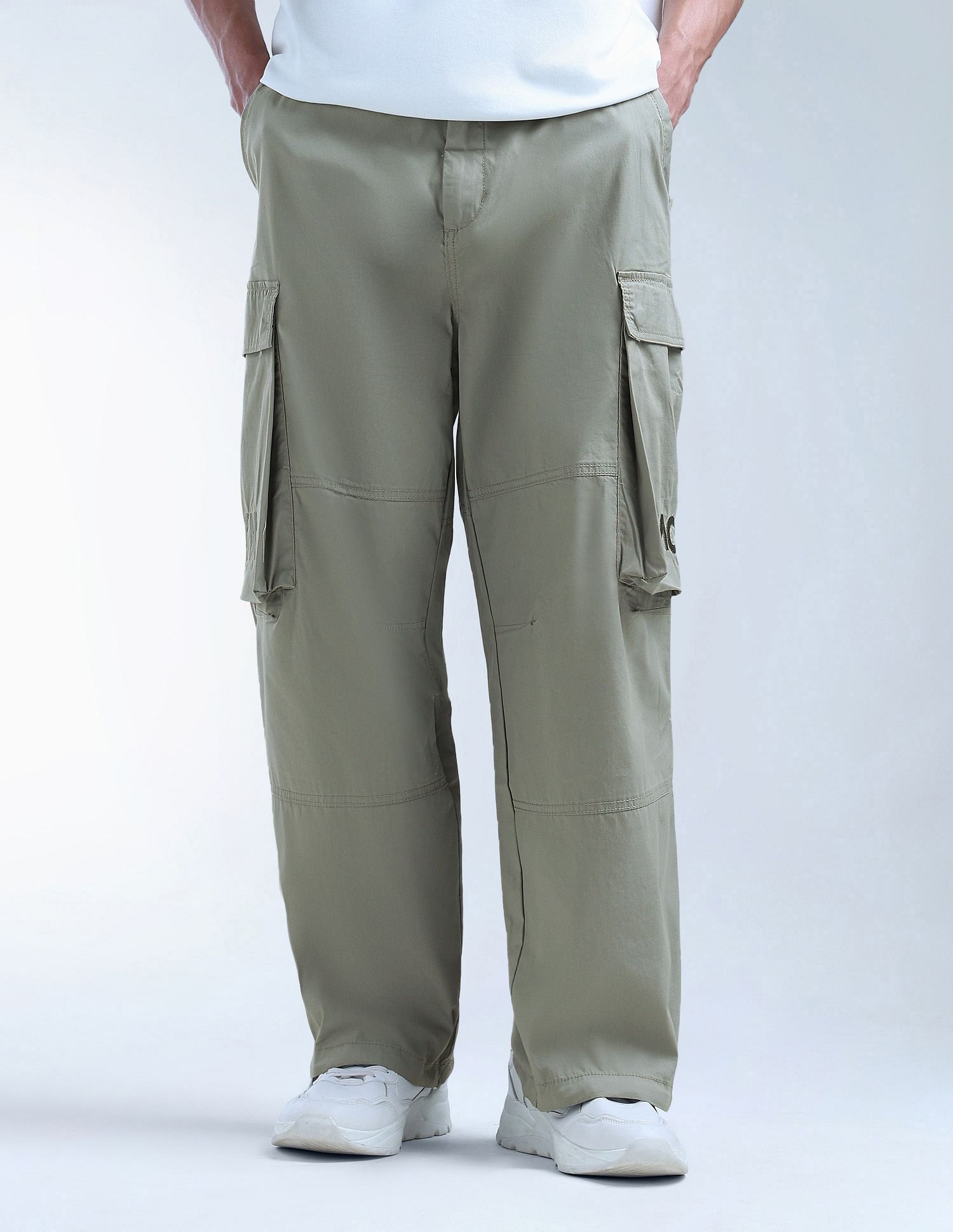 Flying Machine Mid Rise Relaxed Tapered Cargos
