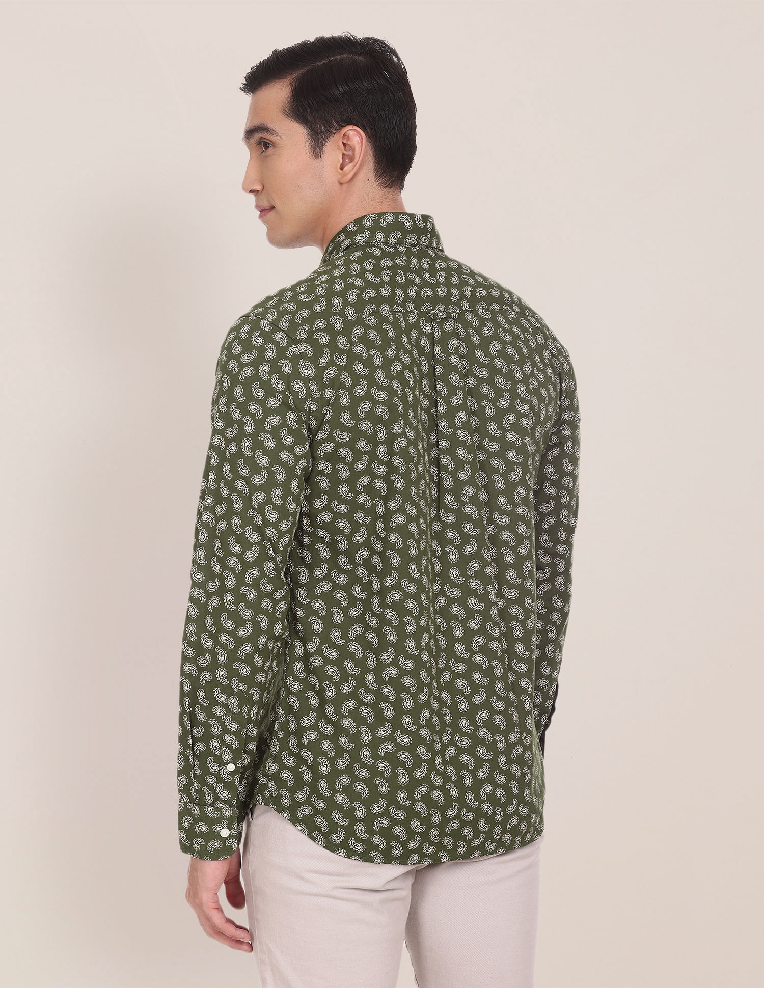 U.S. Polo Assn. Paisley Print Cotton Regular Fit Casual Shirt