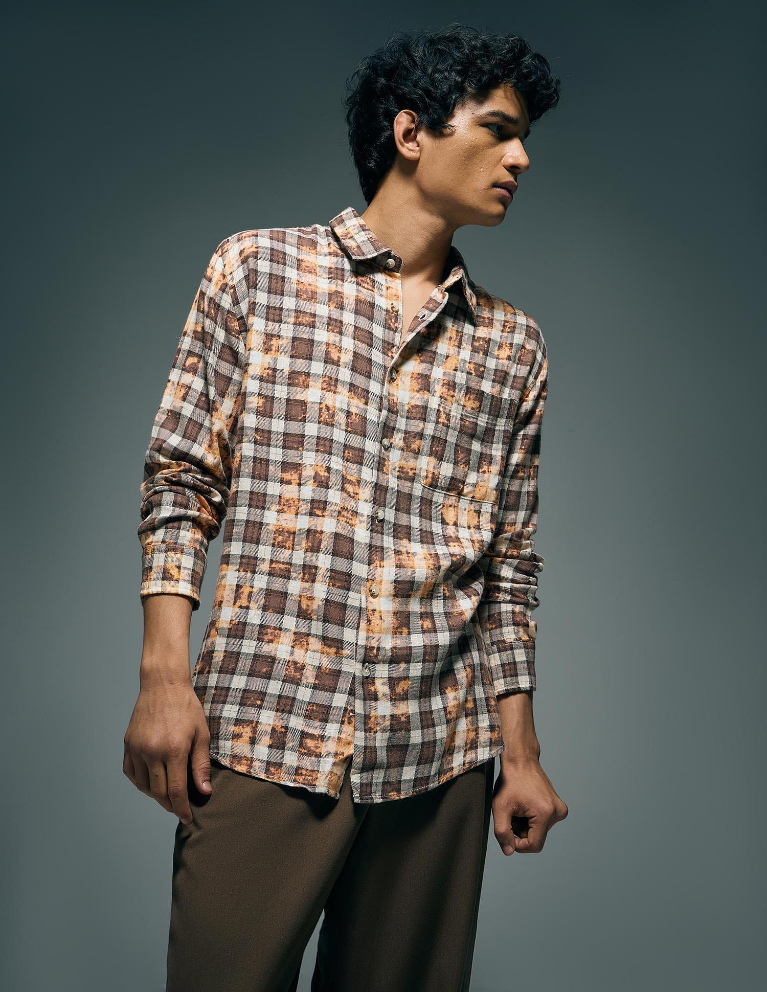 Flying Machine Pure Cotton Original Twill Shirt
