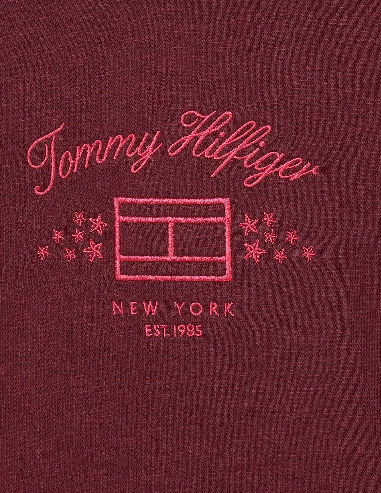Tommy Hilfiger Kids Girls Flag Slub Fleece Sweatshirt