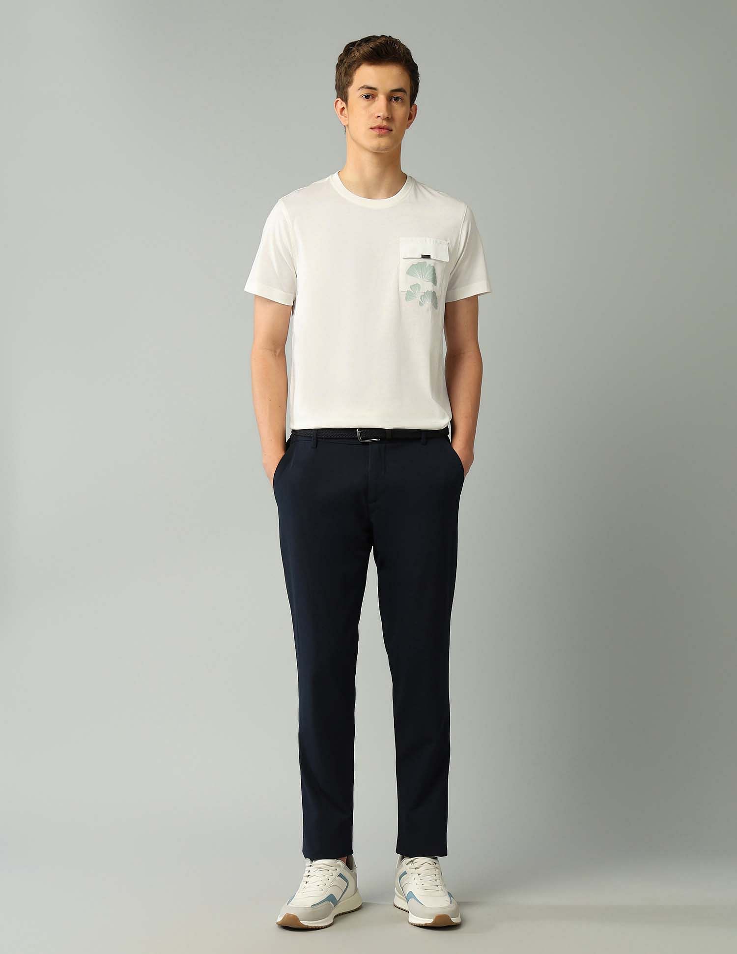 Arrow Newyork Floral Printed Regular Fit T-Shirt